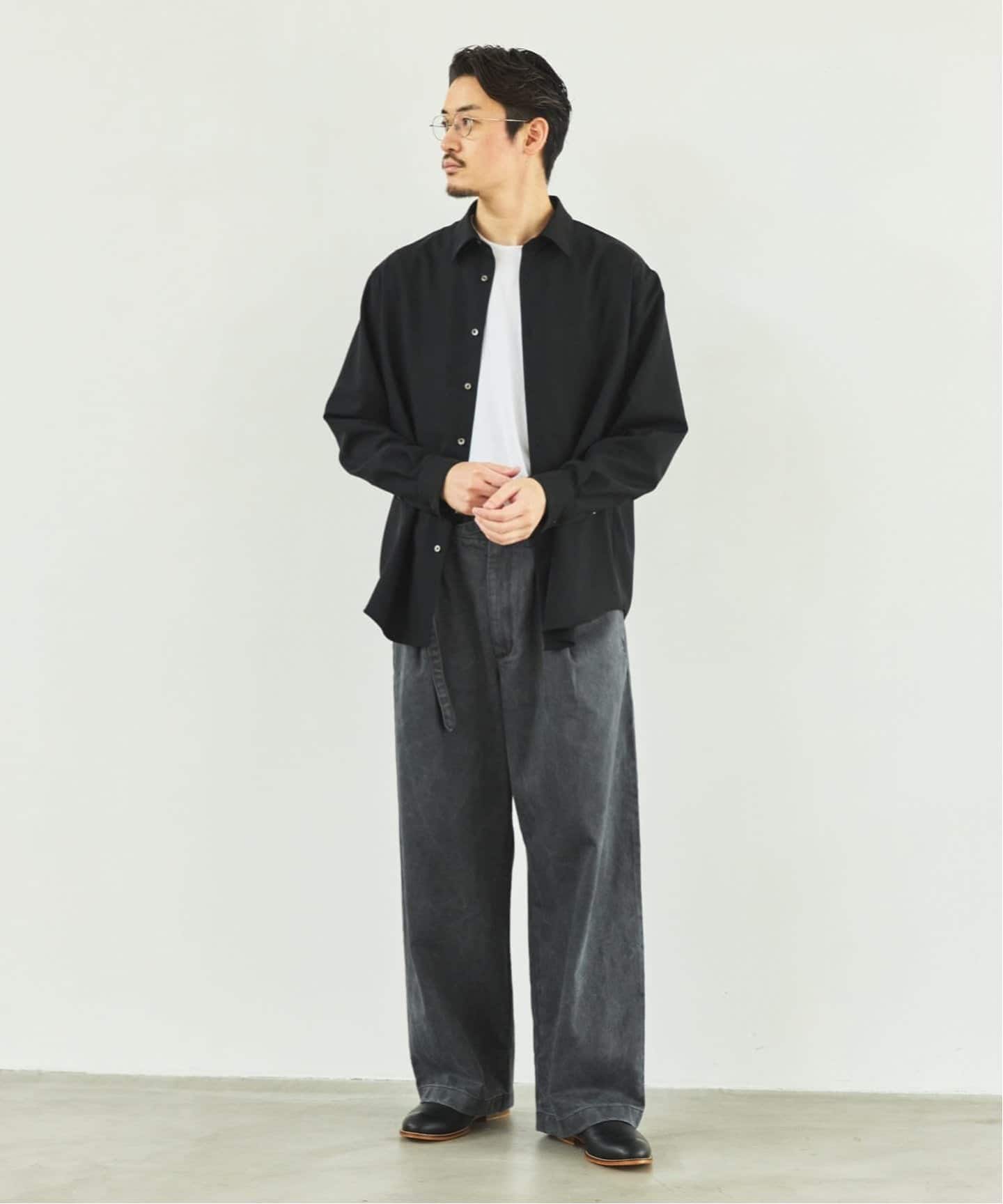 SUPER 100's ウール レギュラー シャツ（シャツ／ブラウス）｜EDIFICE