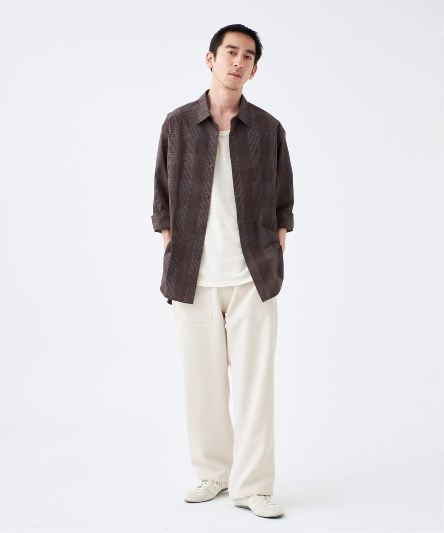 ETS.MATERIAUX(マテリオ) フレンチ ワーク シャツ（シャツ／ブラウス