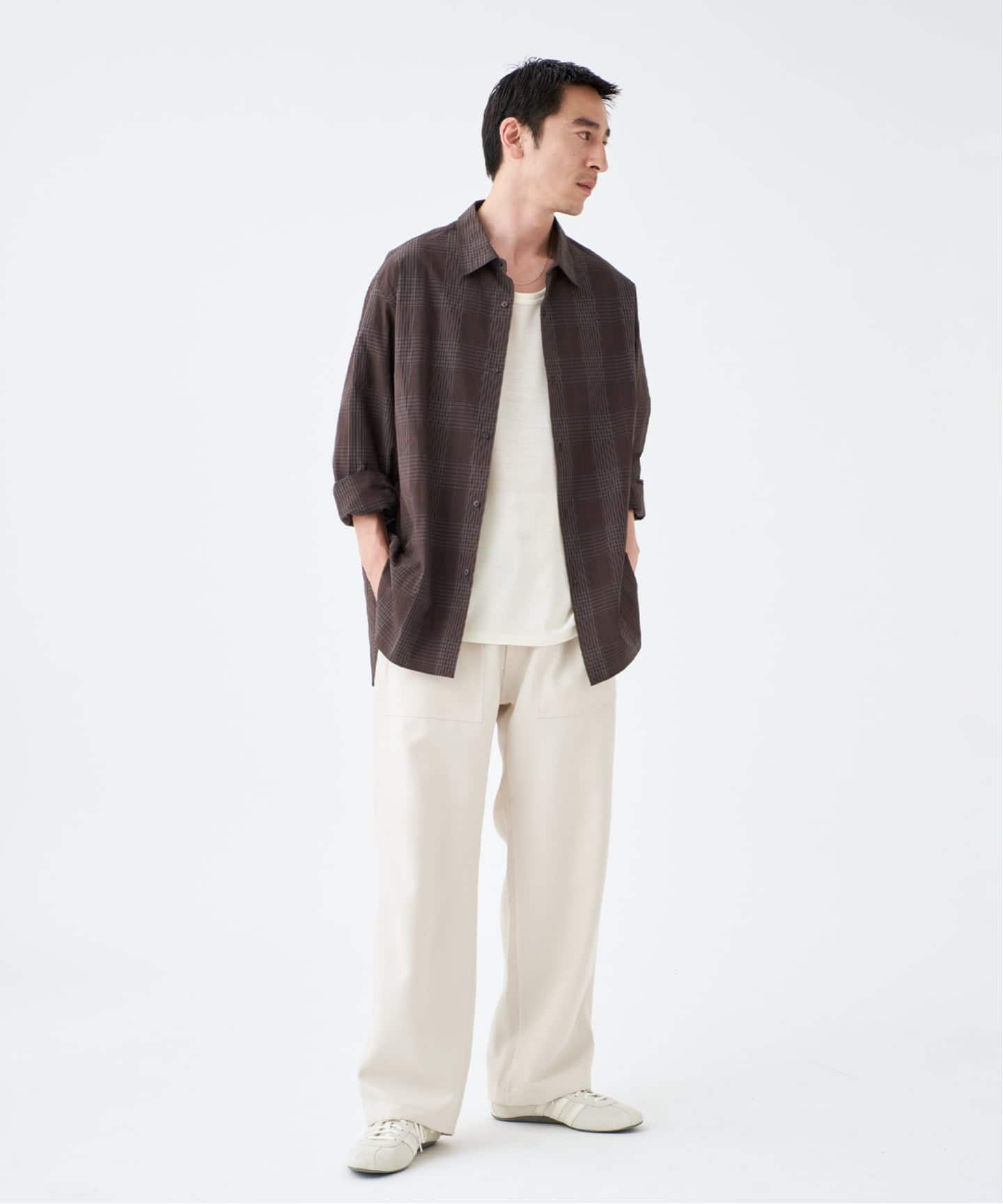 ETS.MATERIAUX(マテリオ) フレンチ ワーク シャツ（シャツ／ブラウス