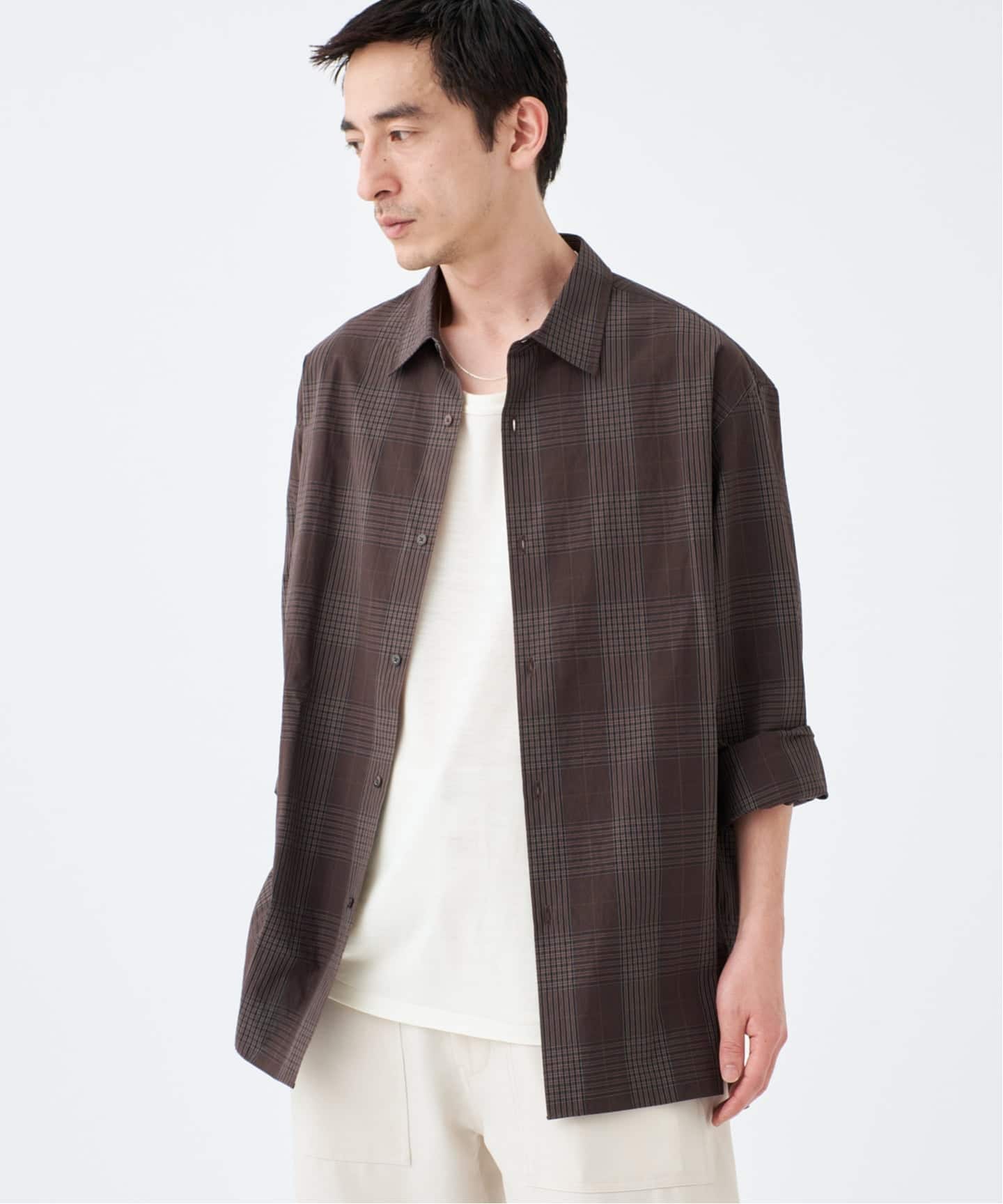 ETS.MATERIAUX(マテリオ) フレンチ ワーク シャツ（シャツ／ブラウス