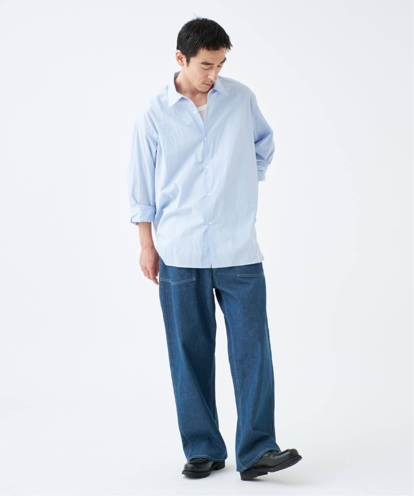 ETS.MATERIAUX(マテリオ) フレンチ ワーク シャツ（シャツ／ブラウス