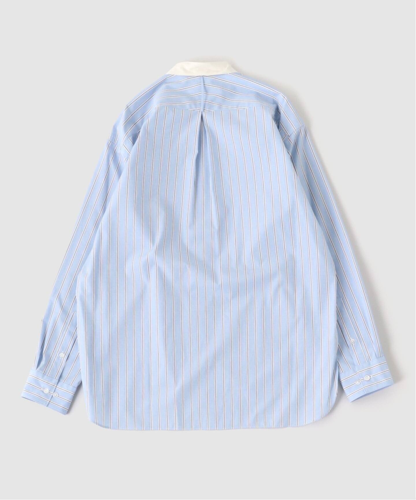 ALBINI クレリック バンド カラー シャツ（シャツ／ブラウス 
