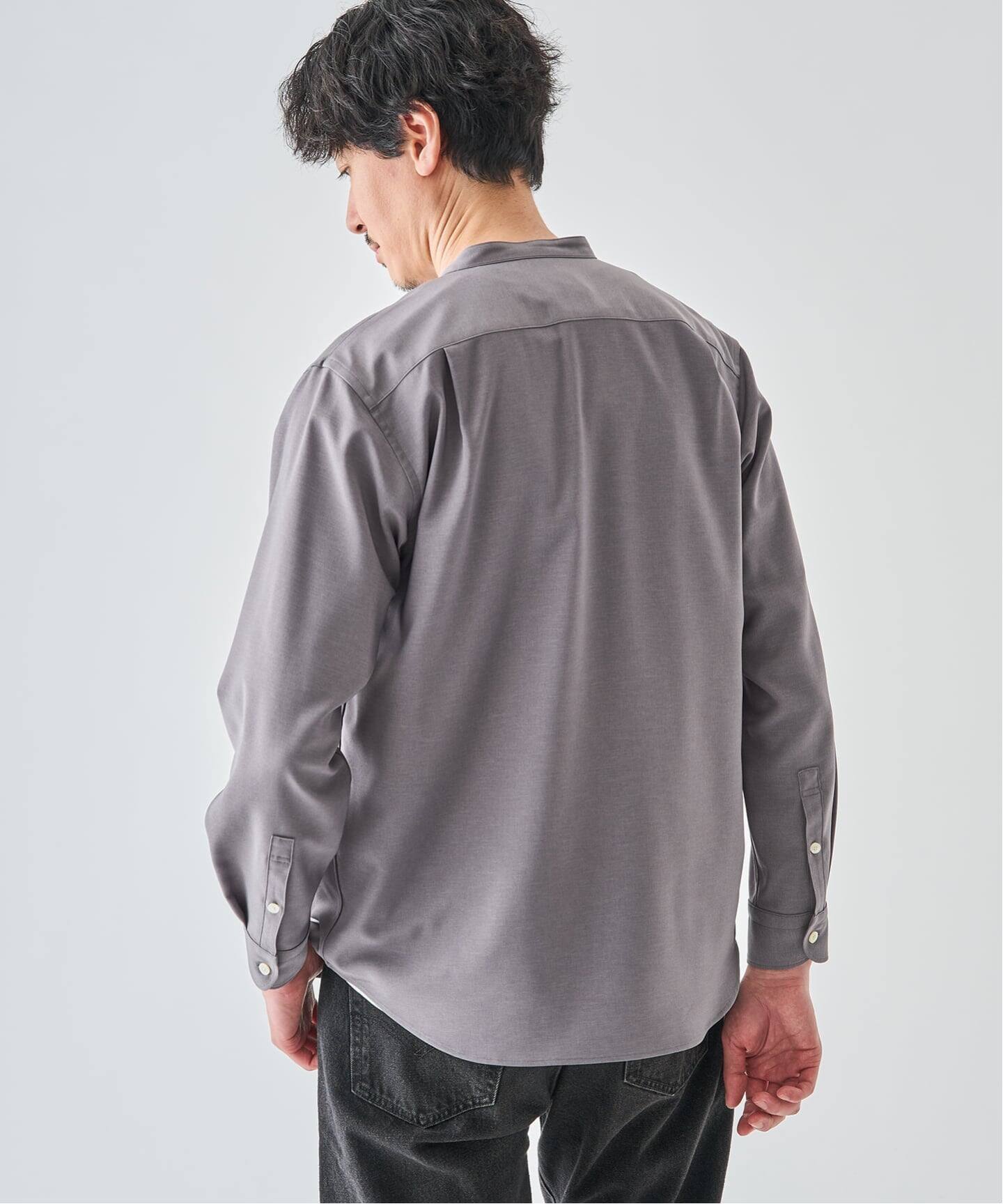 WOLSTAR TWILL バンドシャツ（シャツ／ブラウス）｜EDIFICE