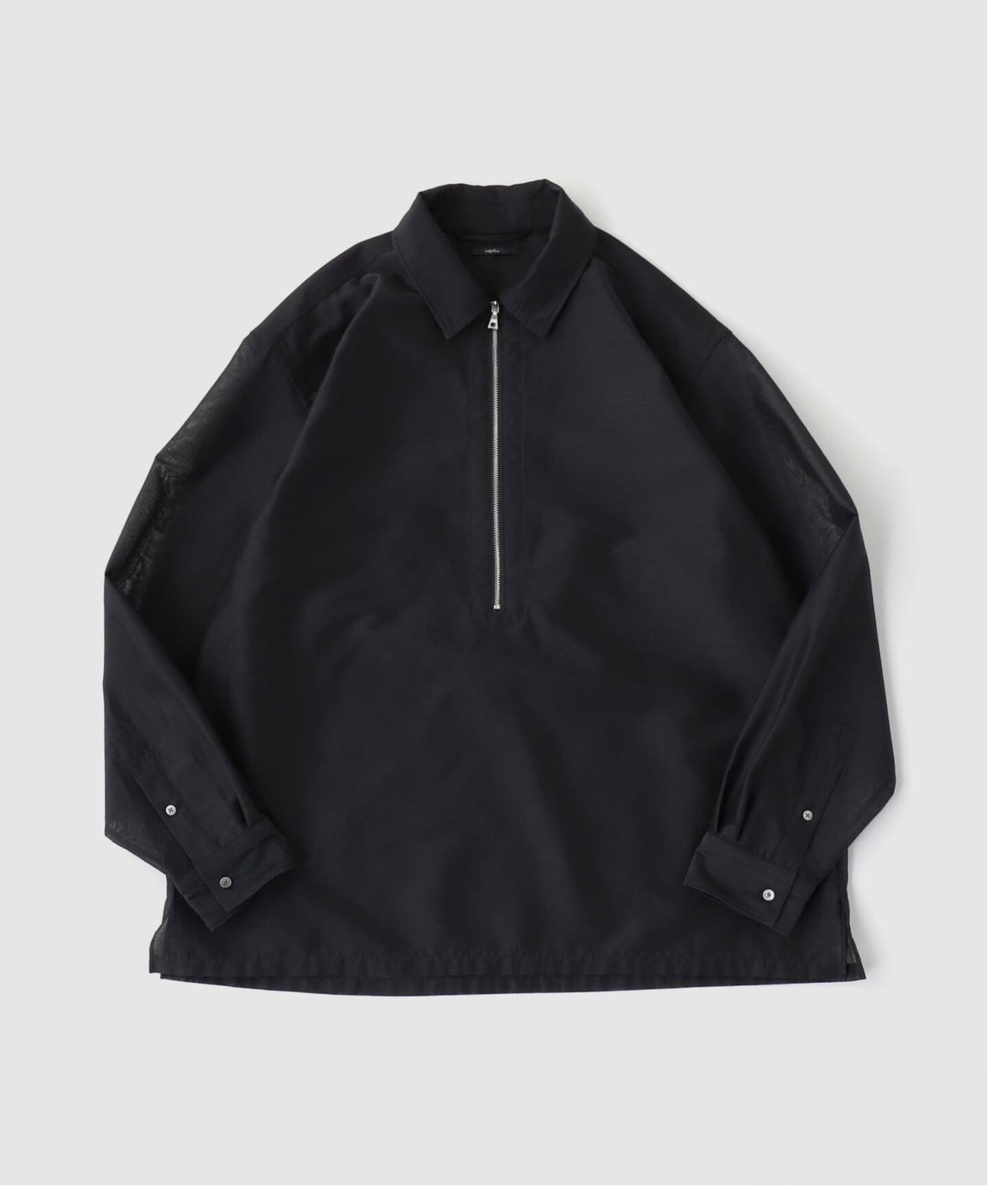 Quarter-ZIP シアー シャツ（シャツ／ブラウス）｜EDIFICE