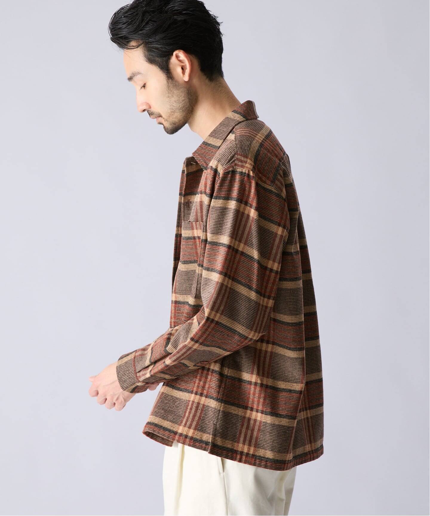 シェニール チェック シャツ ブルゾン（シャツ／ブラウス）｜EDIFICE
