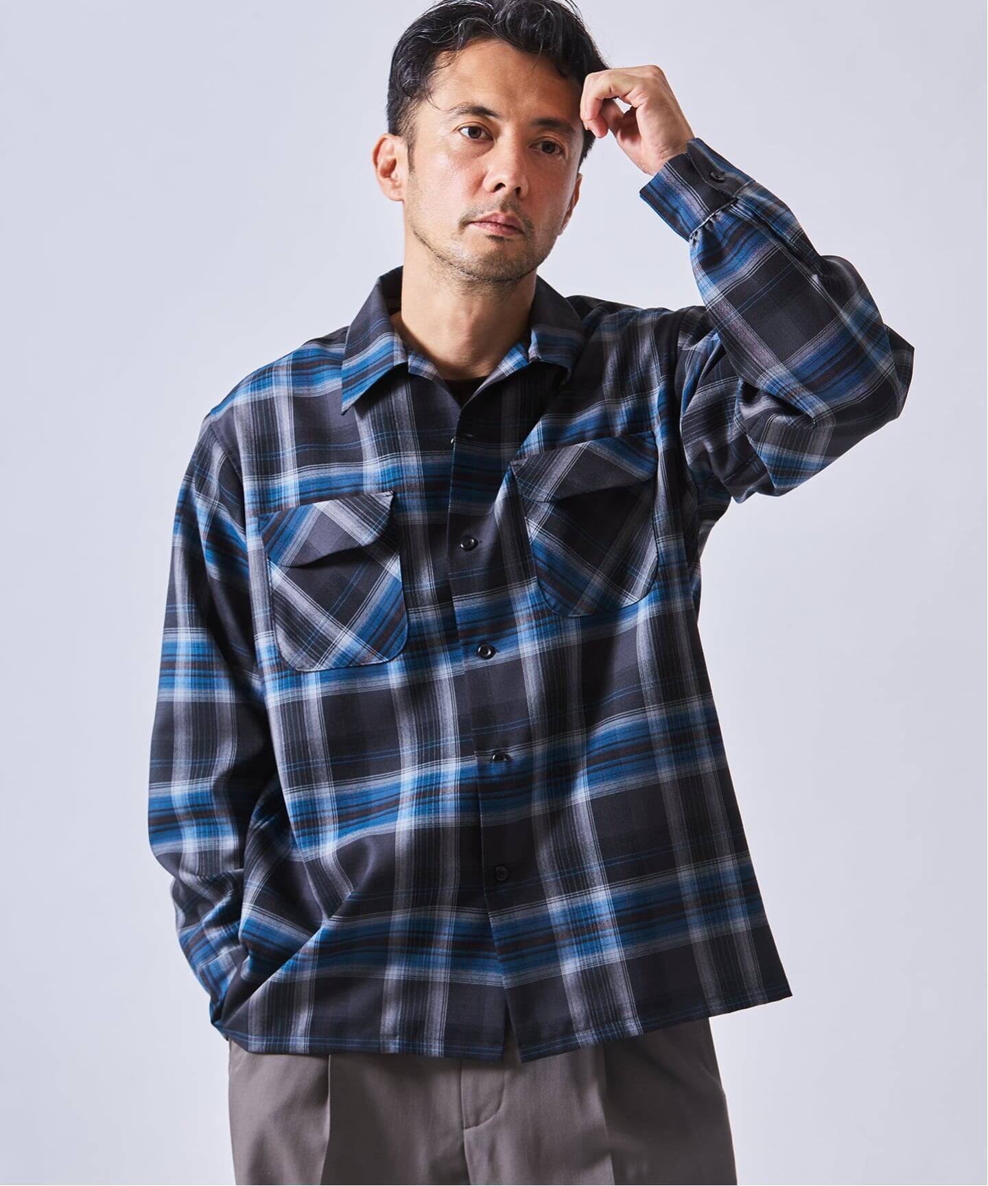 予約》PENDLETON(ペンドルトン) 別注 PURE WOOL チェック オープン