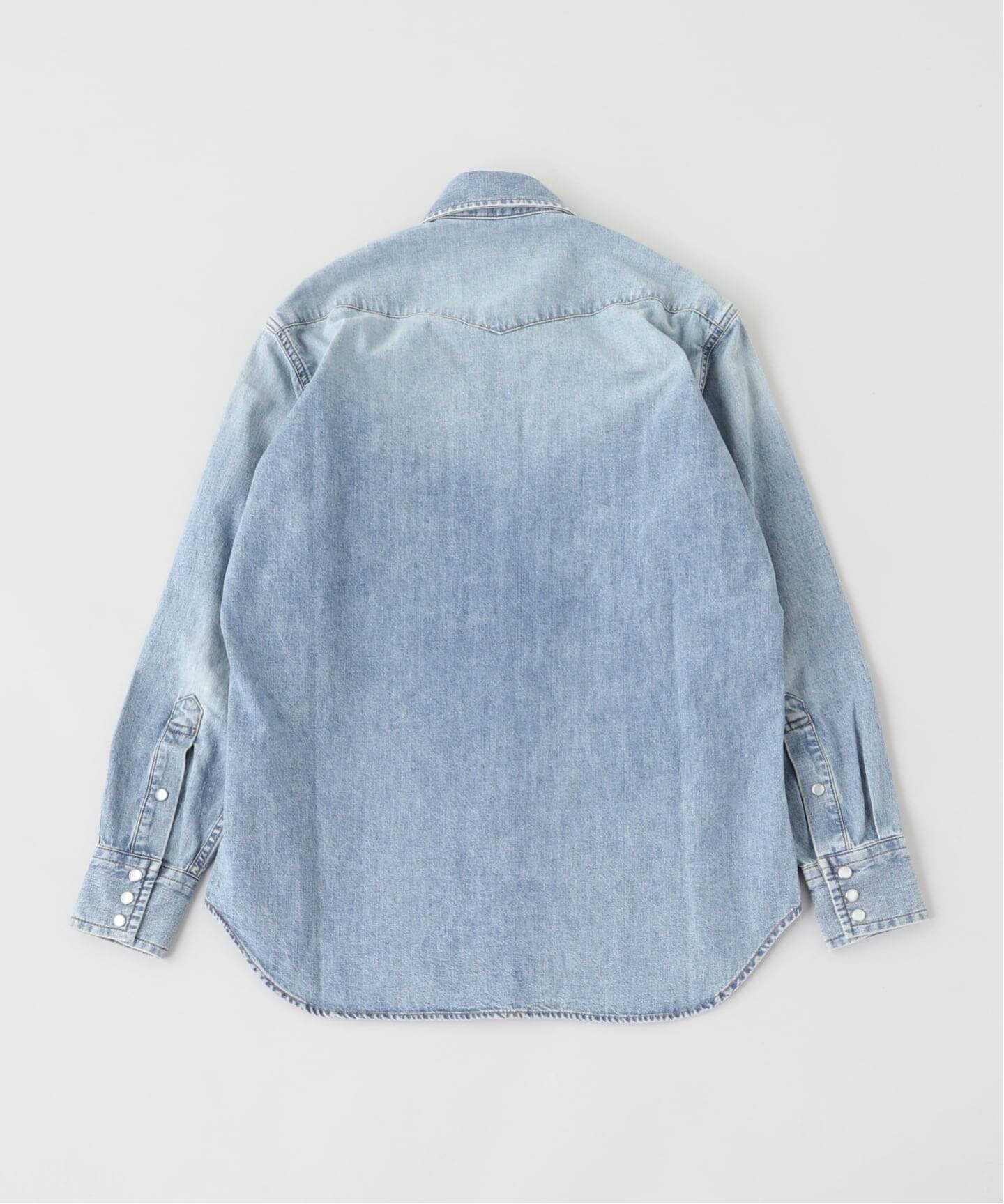 HUSBANDS(ハズバンズ) WESTERN SHIRT IN COTTON DENIM(シャツ HUSBANDS(ハズバンズ) WESTERN SHIRT IN COTTON DENIM(シャツ