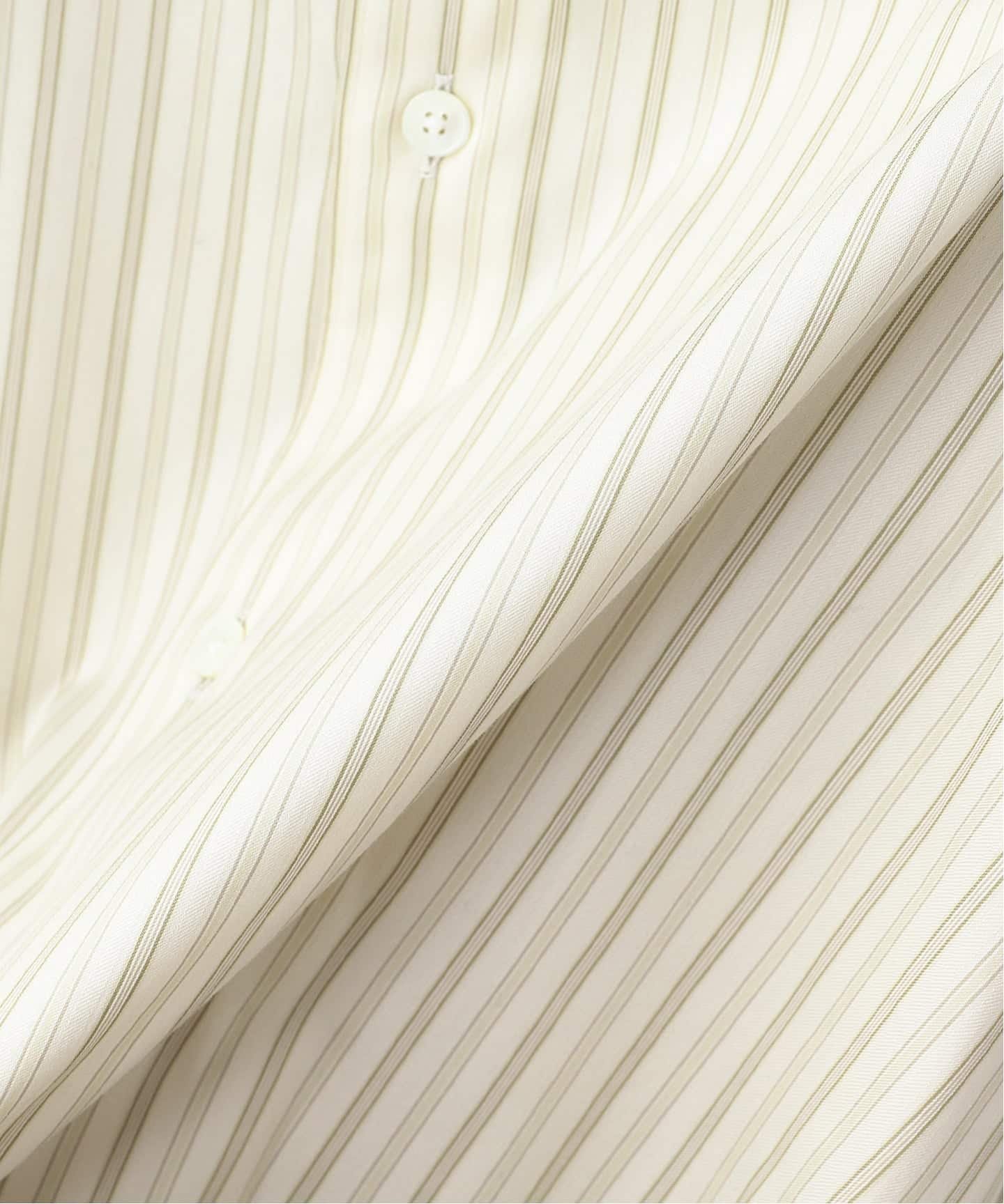 AURALEE (オーラリー) COTTON SILK STRIPE SHIRT（シャツ／ブラウス