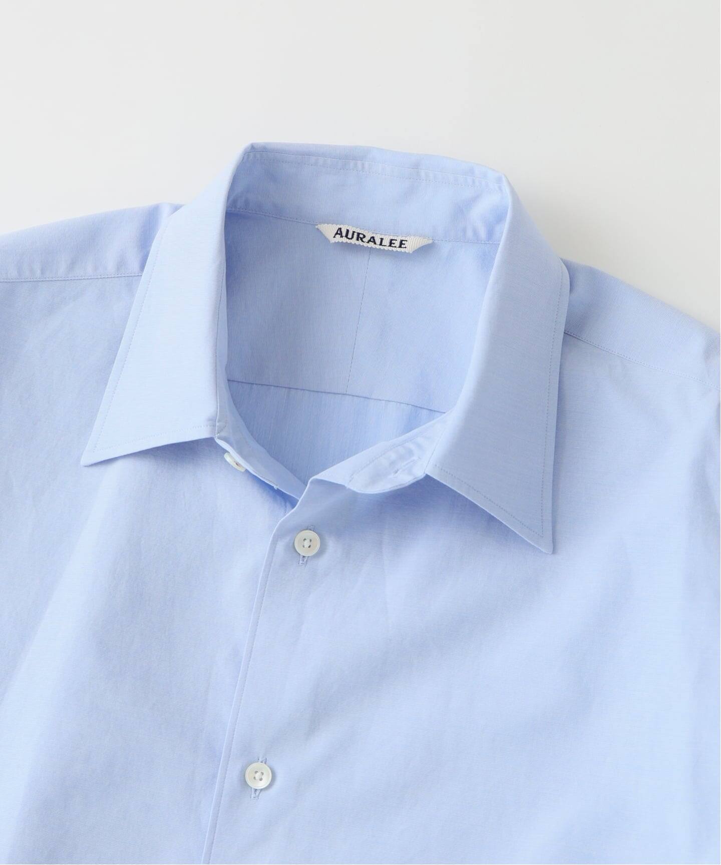 AURALEE (オーラリー) WASHED FINX WEATHER CHAMBRAY SHIRT（シャツ