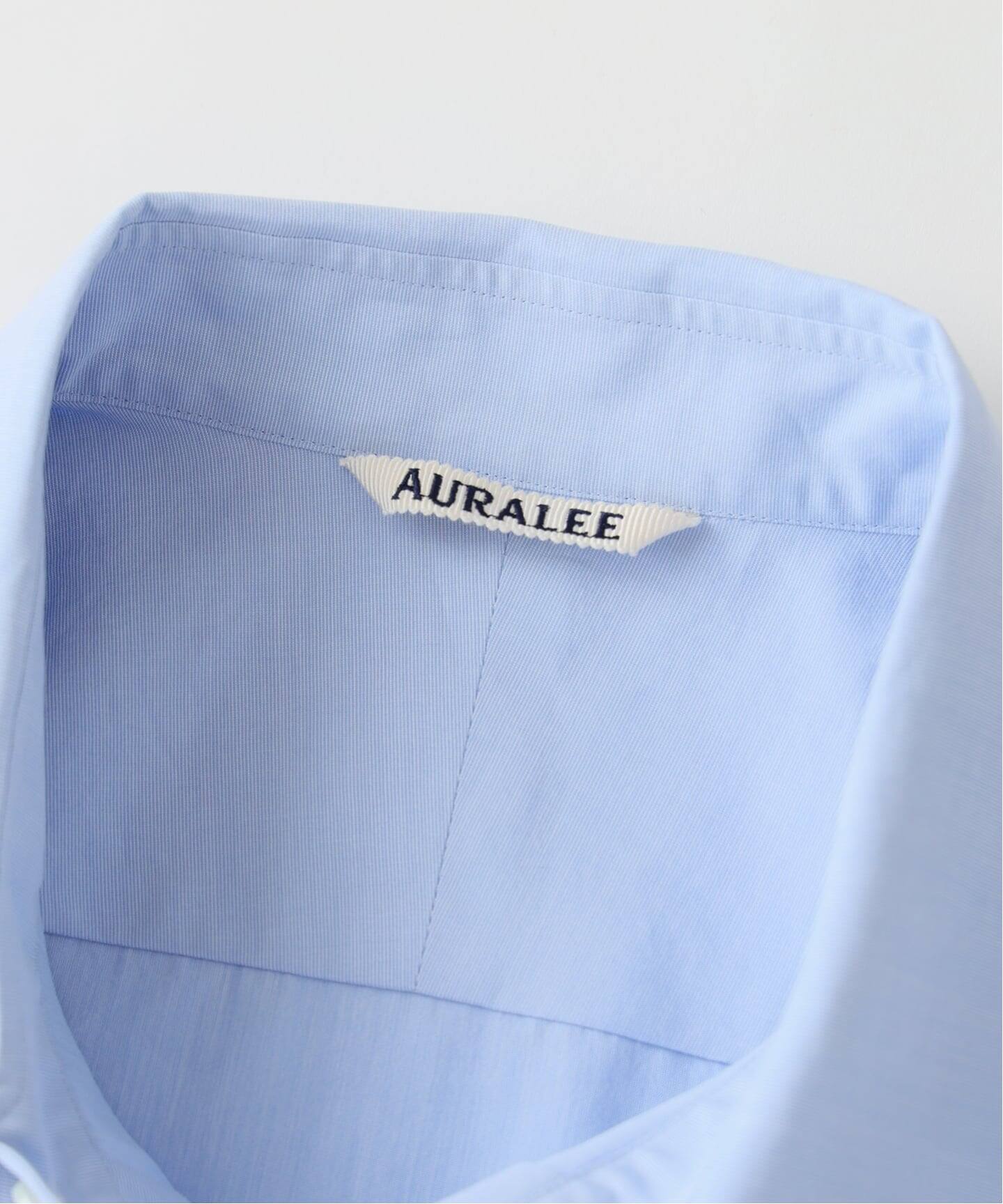 AURALEE (オーラリー) WASHED FINX WEATHER CHAMBRAY SHIRT（シャツ