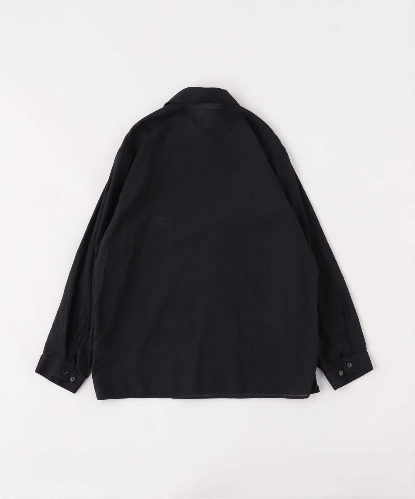 blurhms（ブラームス)Silk-Co Voile Military Shirt（シャツ／ブラウス