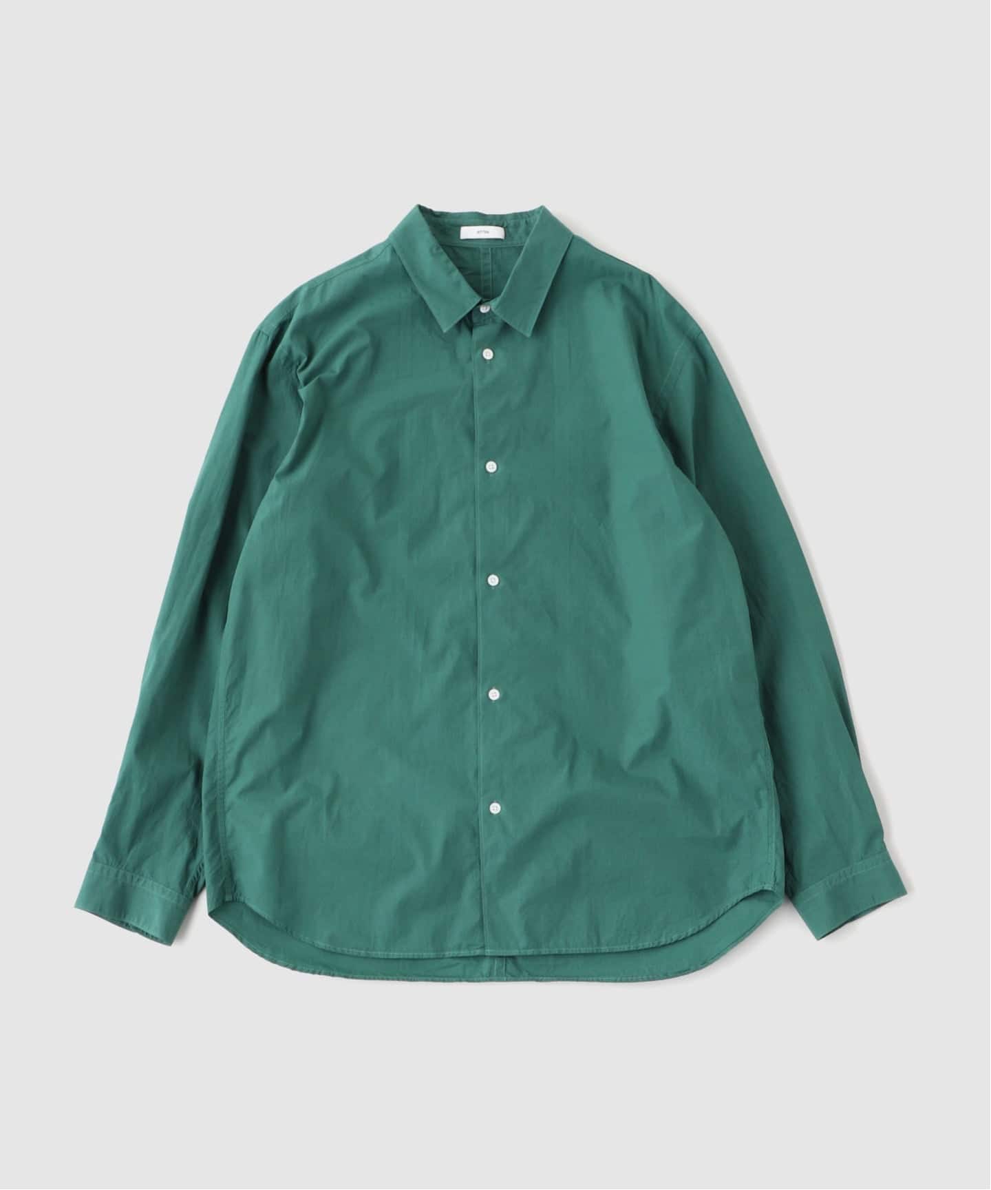 ATON（エイトン） SHRINK COTTON LAWN OVERSIZED SHIRT（シャツ