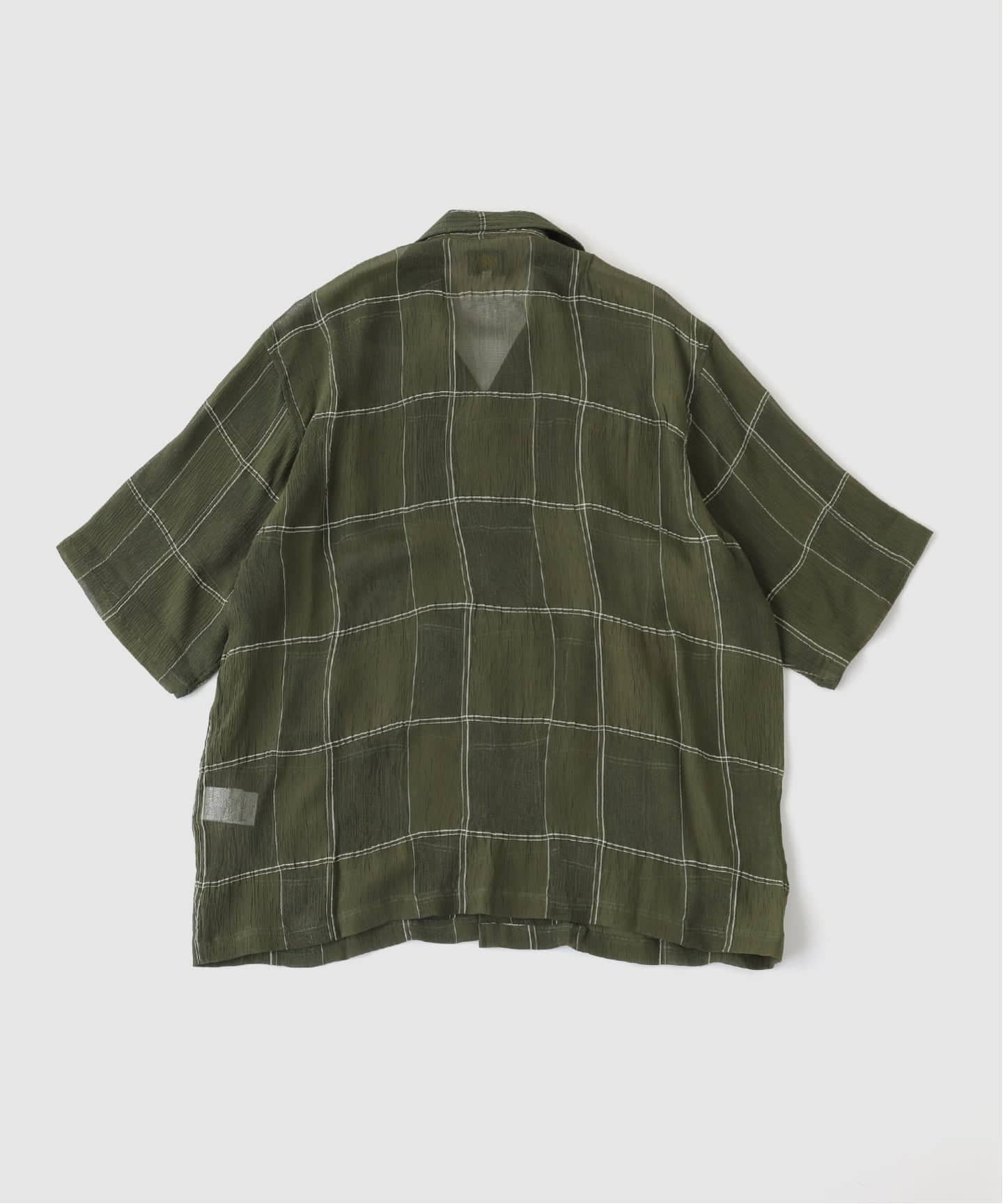 Needles(ニードルズ) Cabana Shirt - Cupra Crepe Plaid（シャツ