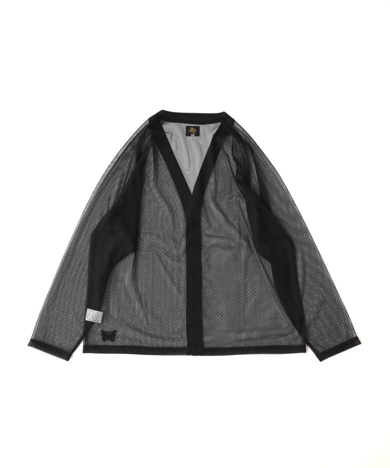 Needles(ニードルズ)V-Neck Cardigan - Tulle Dot Lace（シャツ 