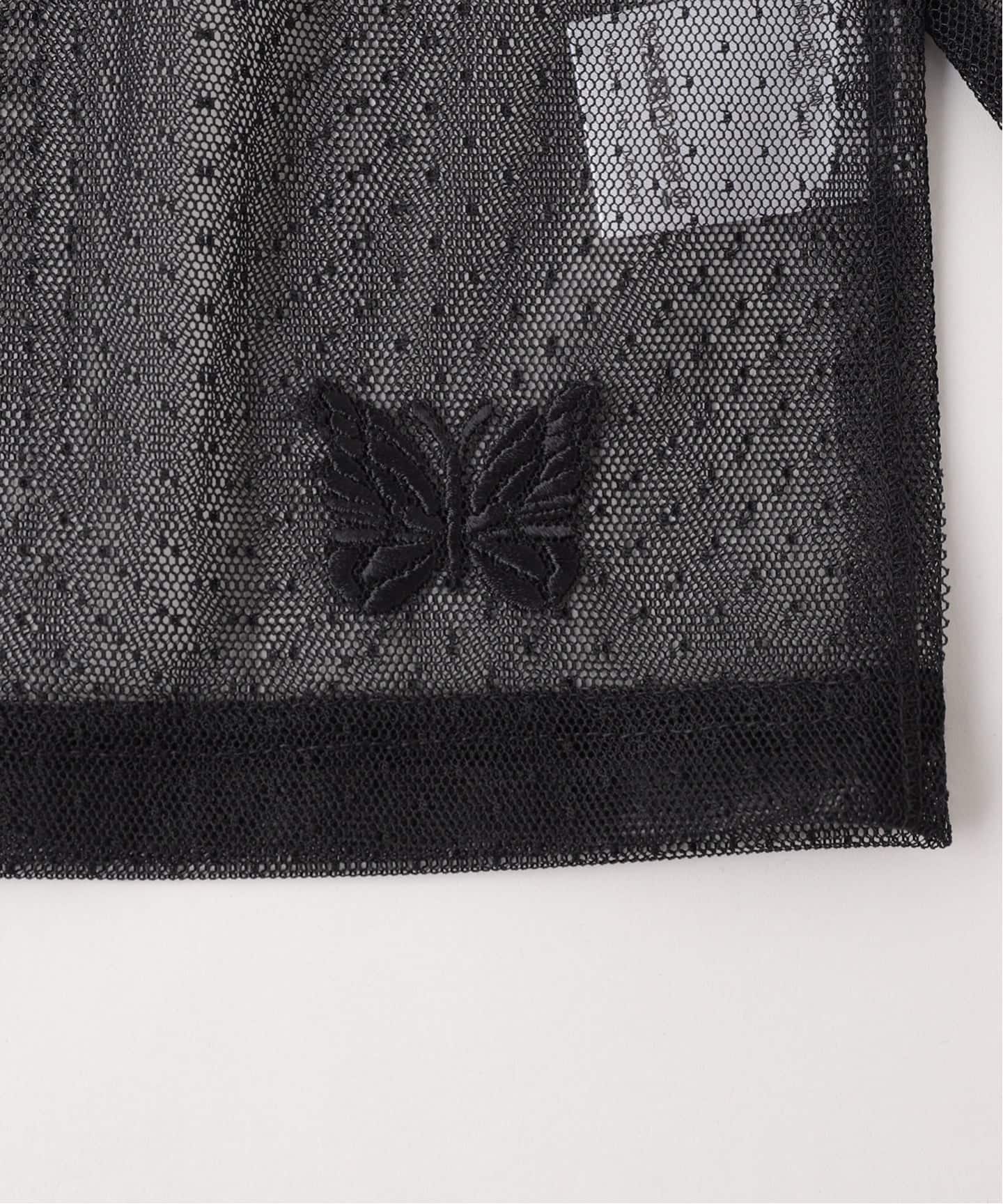Needles(ニードルズ)V-Neck Cardigan - Tulle Dot Lace（シャツ