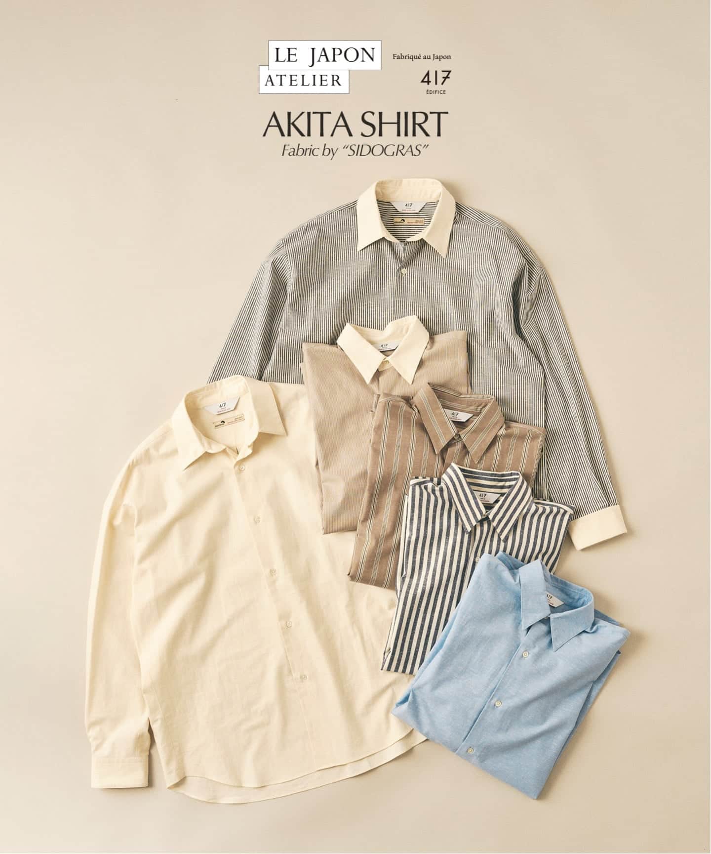 SIDOGRAS / シドグラス】LE JAPON ATELIER Akita シャツ（シャツ