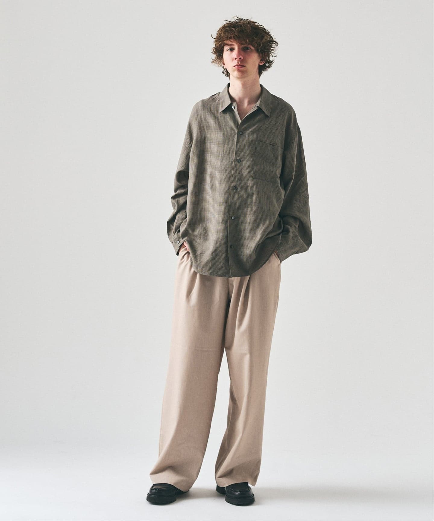 マイクロチェック シャツ（シャツ／ブラウス）｜417 EDIFICE（フォー