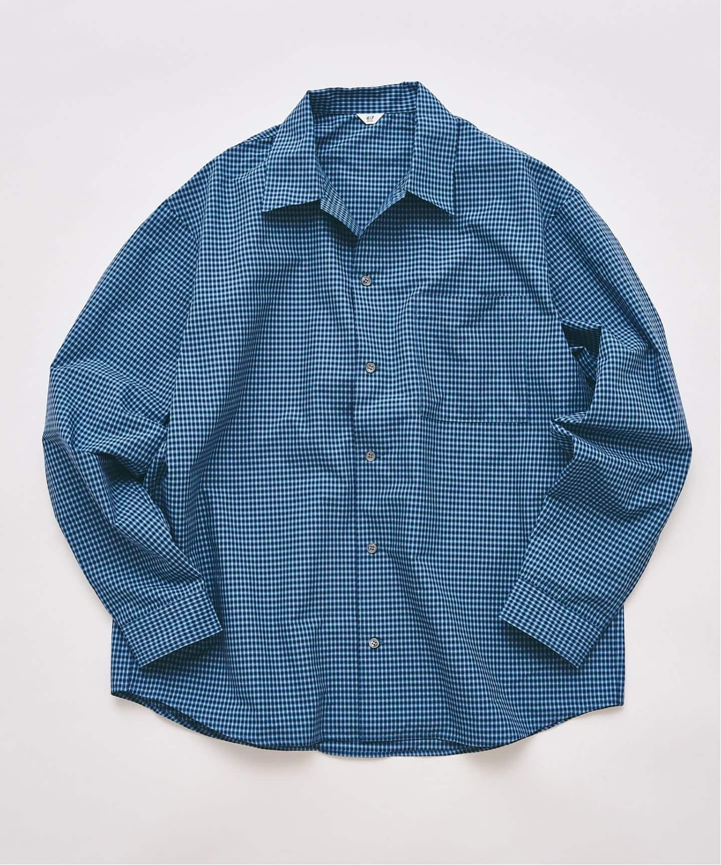 マイクロチェック シャツ（シャツ／ブラウス）｜417 EDIFICE（フォー