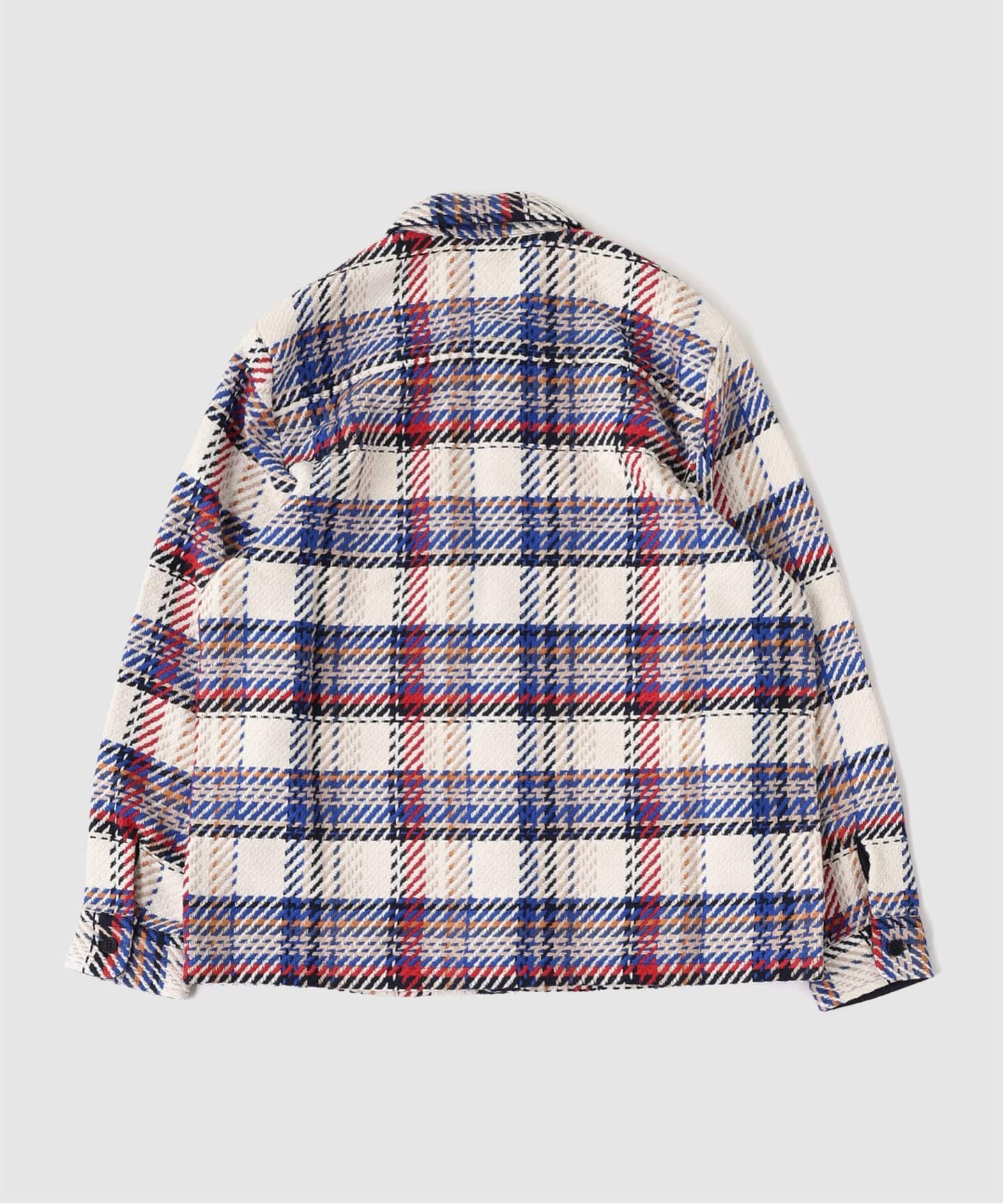 WAX LONDON / ワックス ロンドン】オーバーシャツ ECRU RED（シャツ