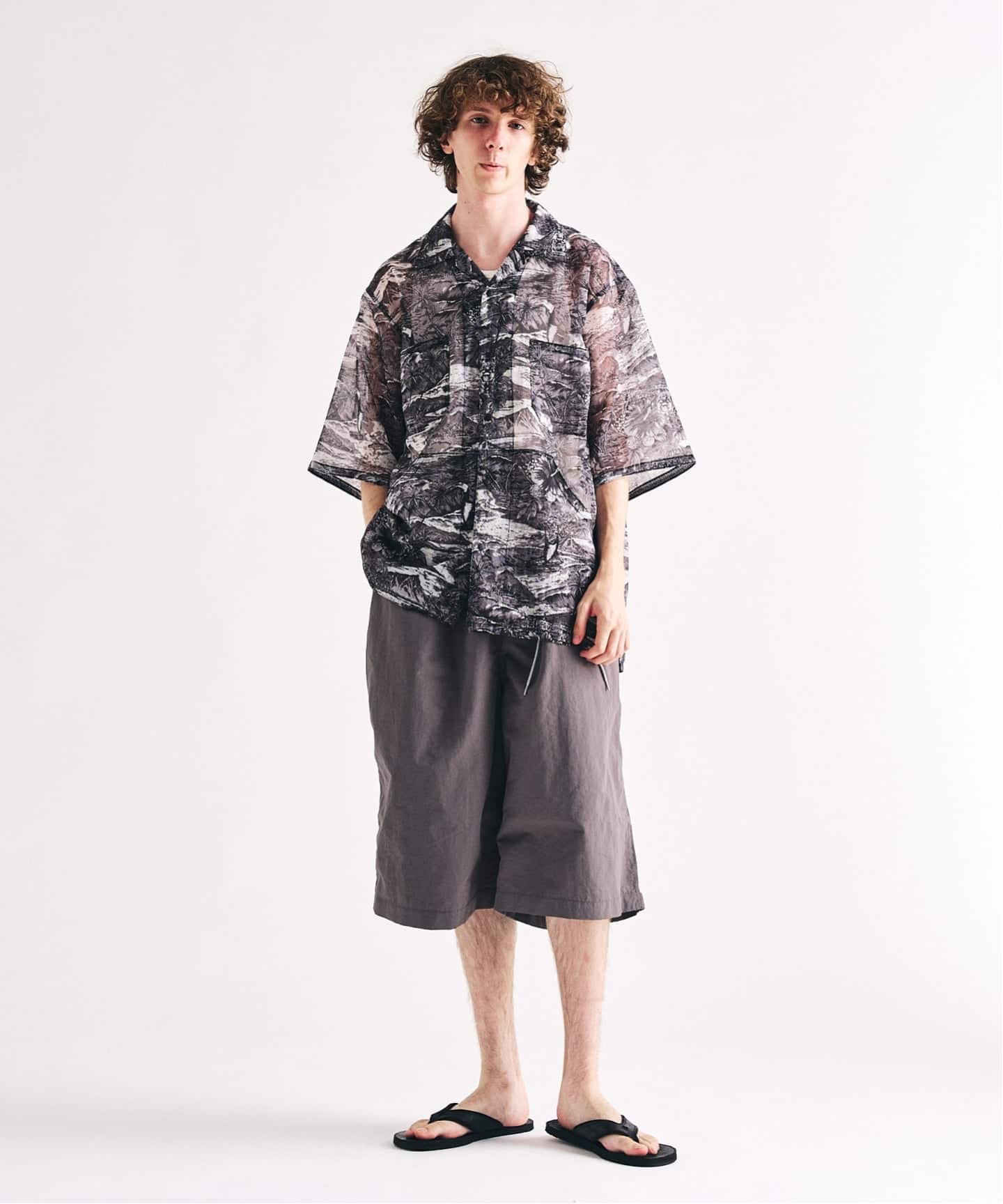 迷迭香 / マンネンロウ 417別注 MESH H/S SHIRT ALOHA（シャツ