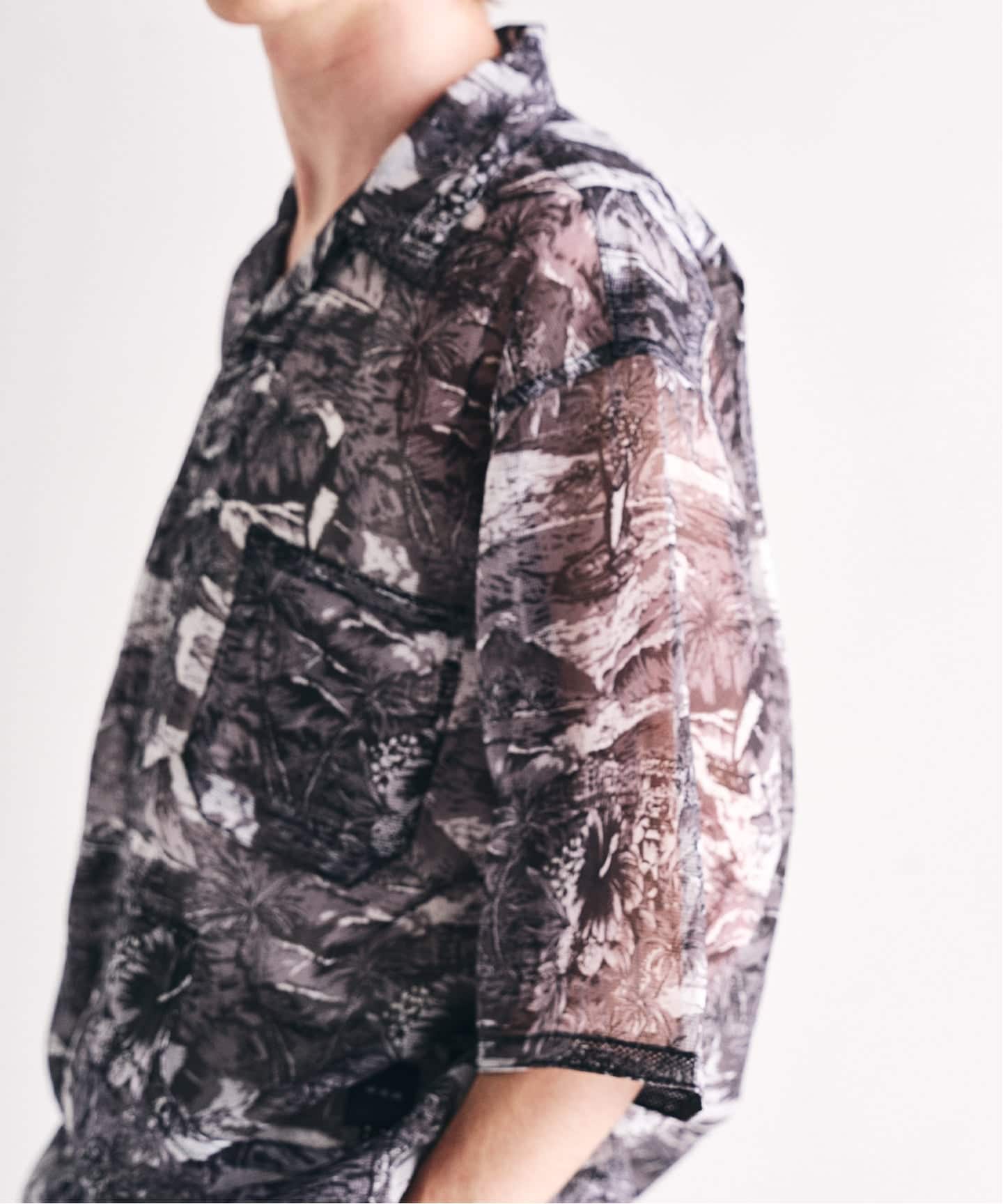 迷迭香 / マンネンロウ 417別注 MESH H/S SHIRT ALOHA（シャツ