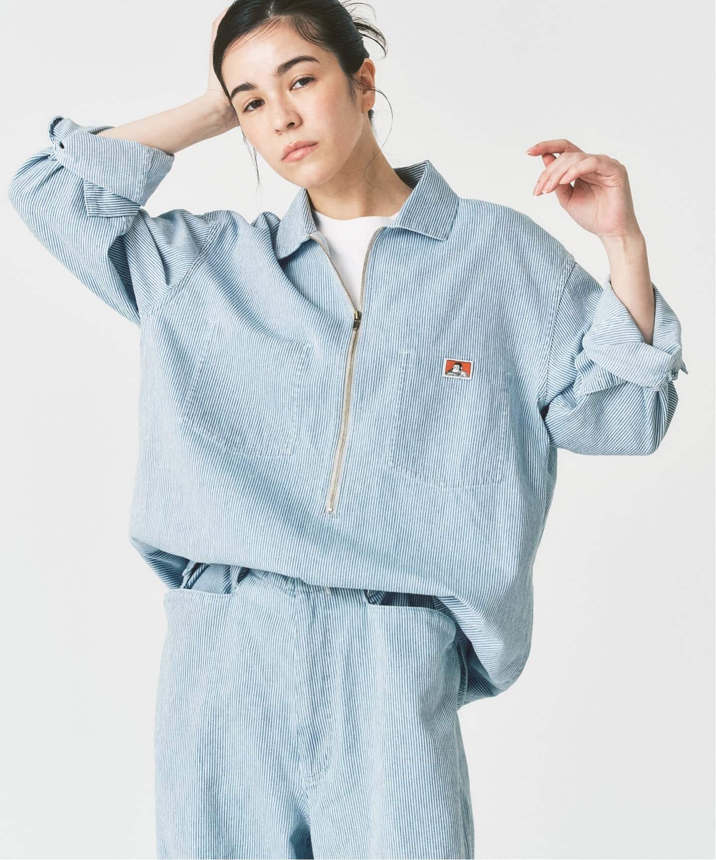 BEN DAVIS / ベンデイビス】417別注 Half Zip Shirt（シャツ／ブラウス