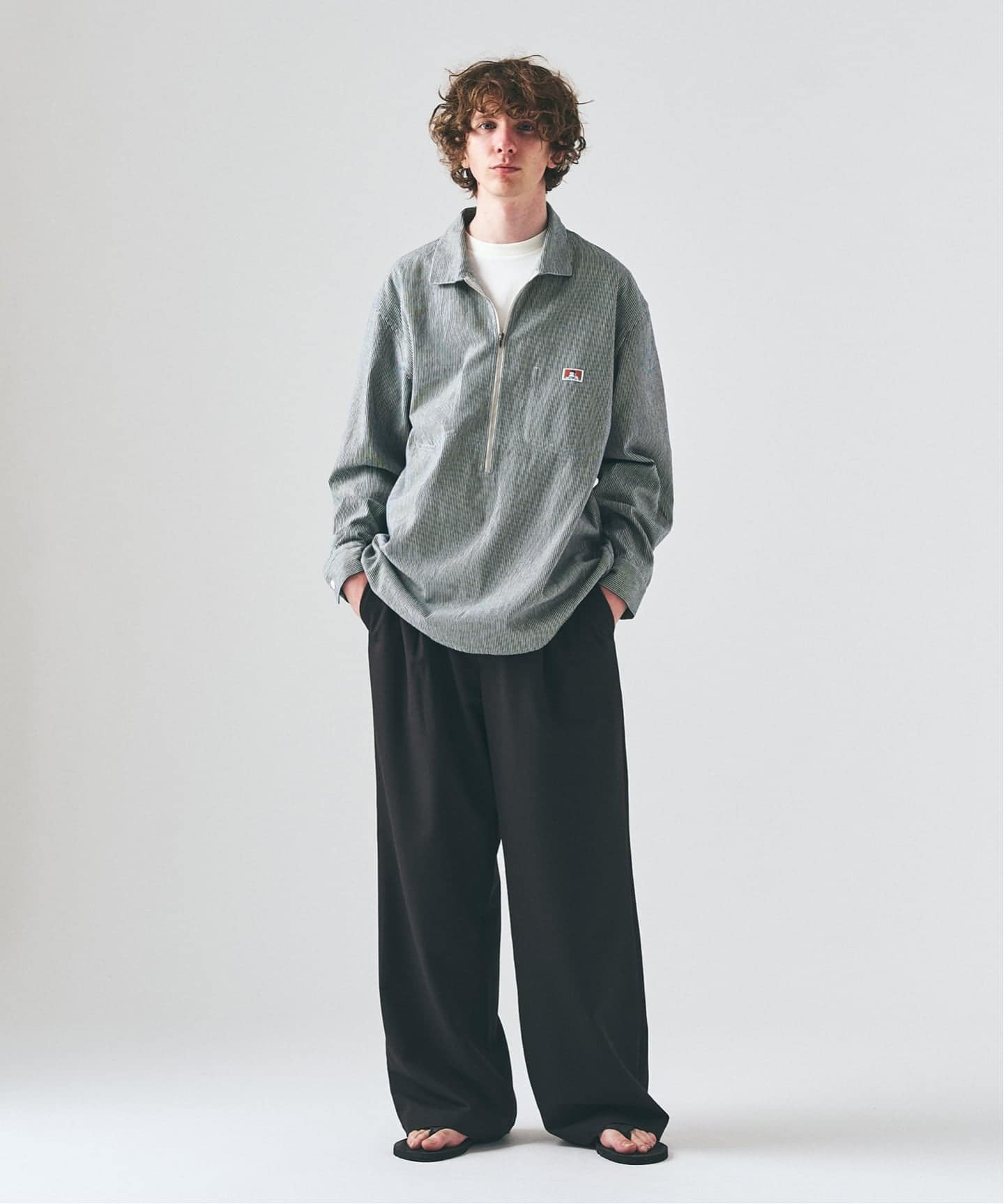 BEN DAVIS / ベンデイビス】417別注 Half Zip Shirt（シャツ／ブラウス