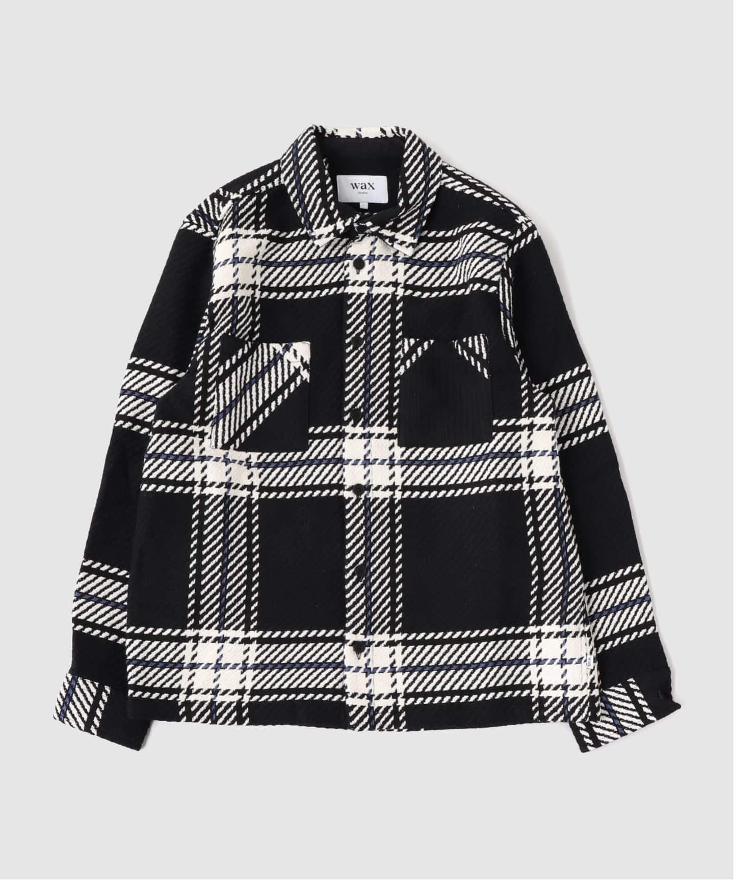 WAX LONDON / ワックス ロンドン】WHITING OVERSHIRT OS GRID CHK