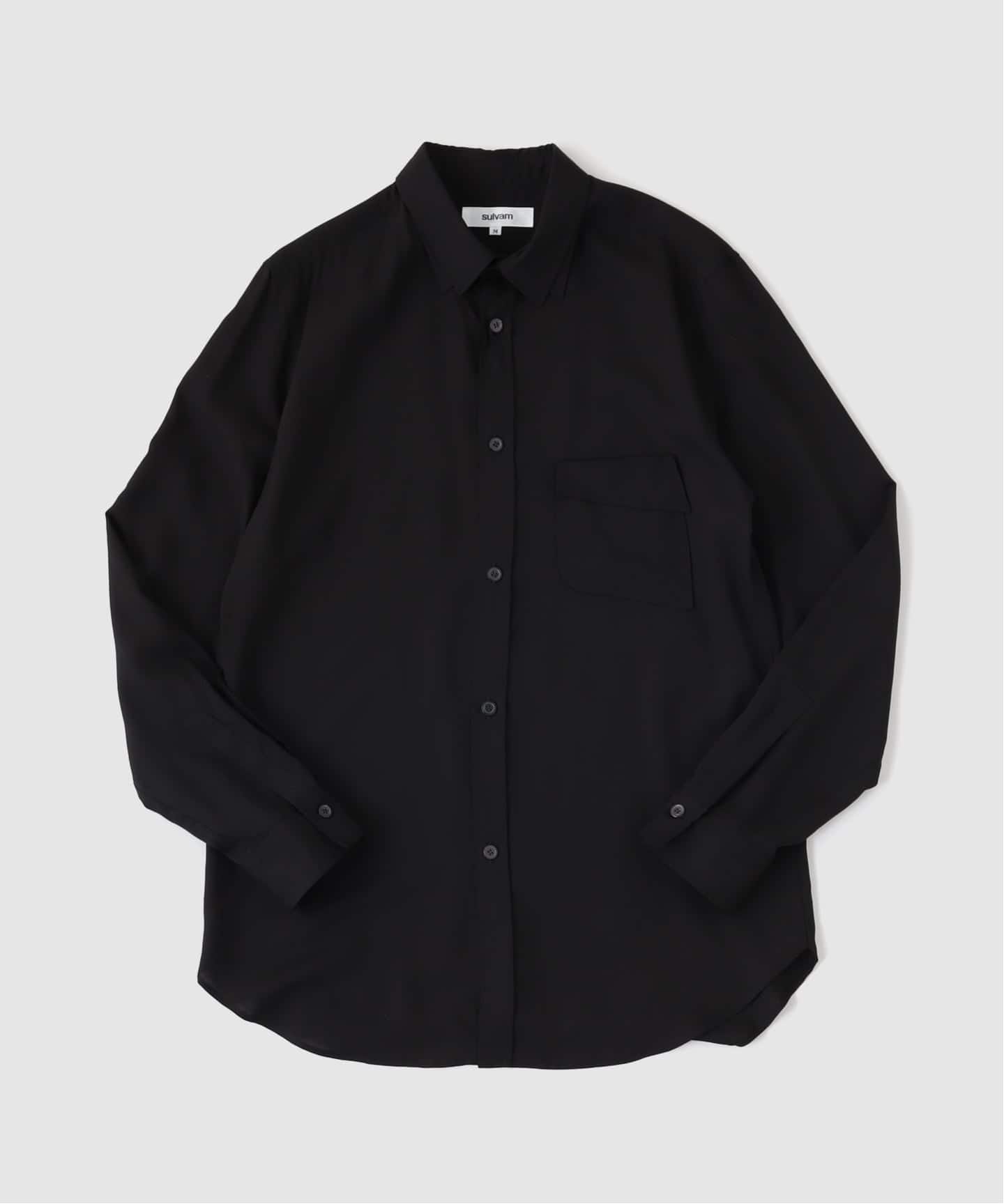大特価sulvamサルバム 2018A/W double collarシャツM SULVAM / サルバム RAYON DOUBLE COLLAR SH（シャツ／ブラウス）｜PULP