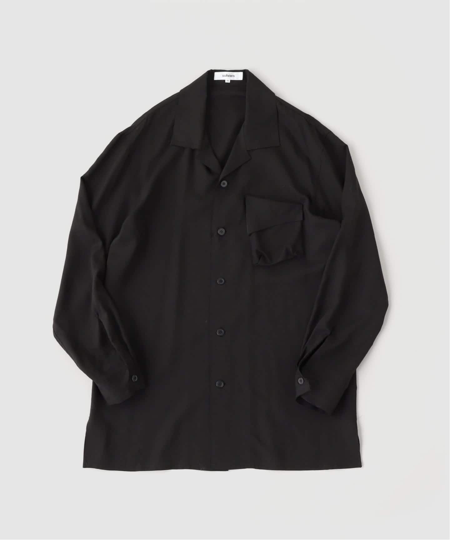トップス sulvam open coller shirt 22ss sulvam open coller shirt 22ss