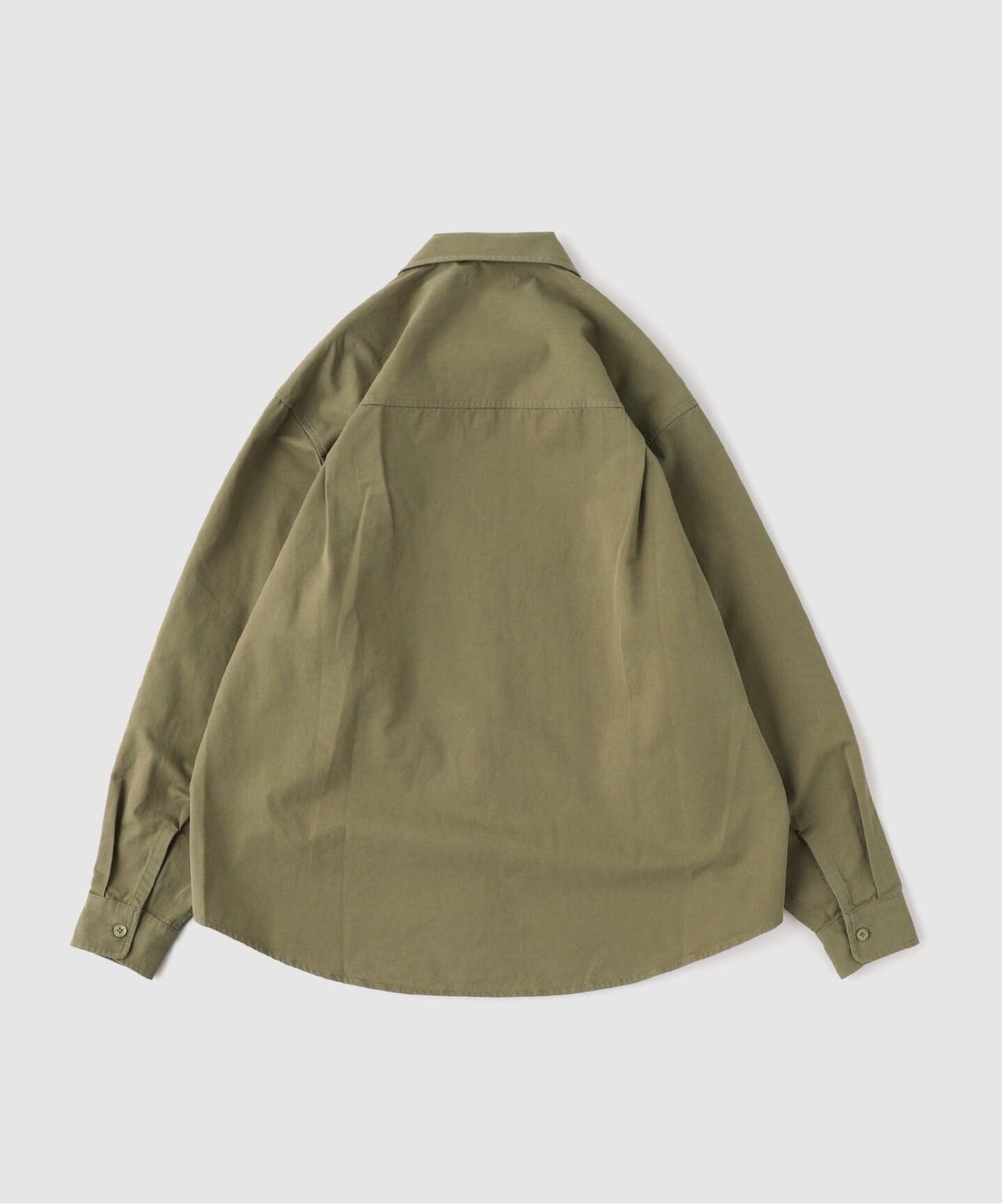 SOL soonerorlater / スーナーオアレイター COTTON TWILL SHIRT