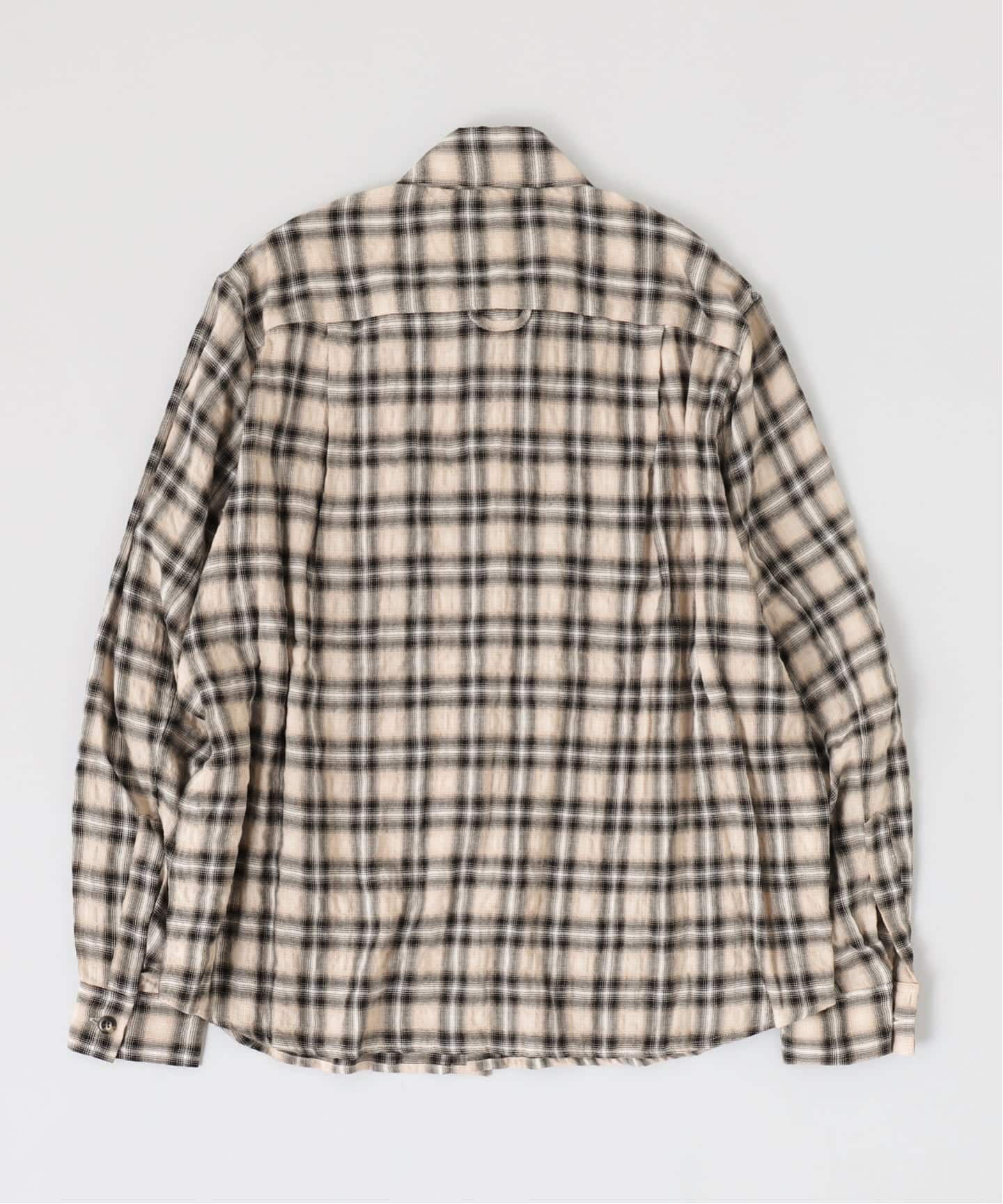 Laid.B / レイドビー WET RAG CHECK SHIRT（シャツ／ブラウス）｜PULP