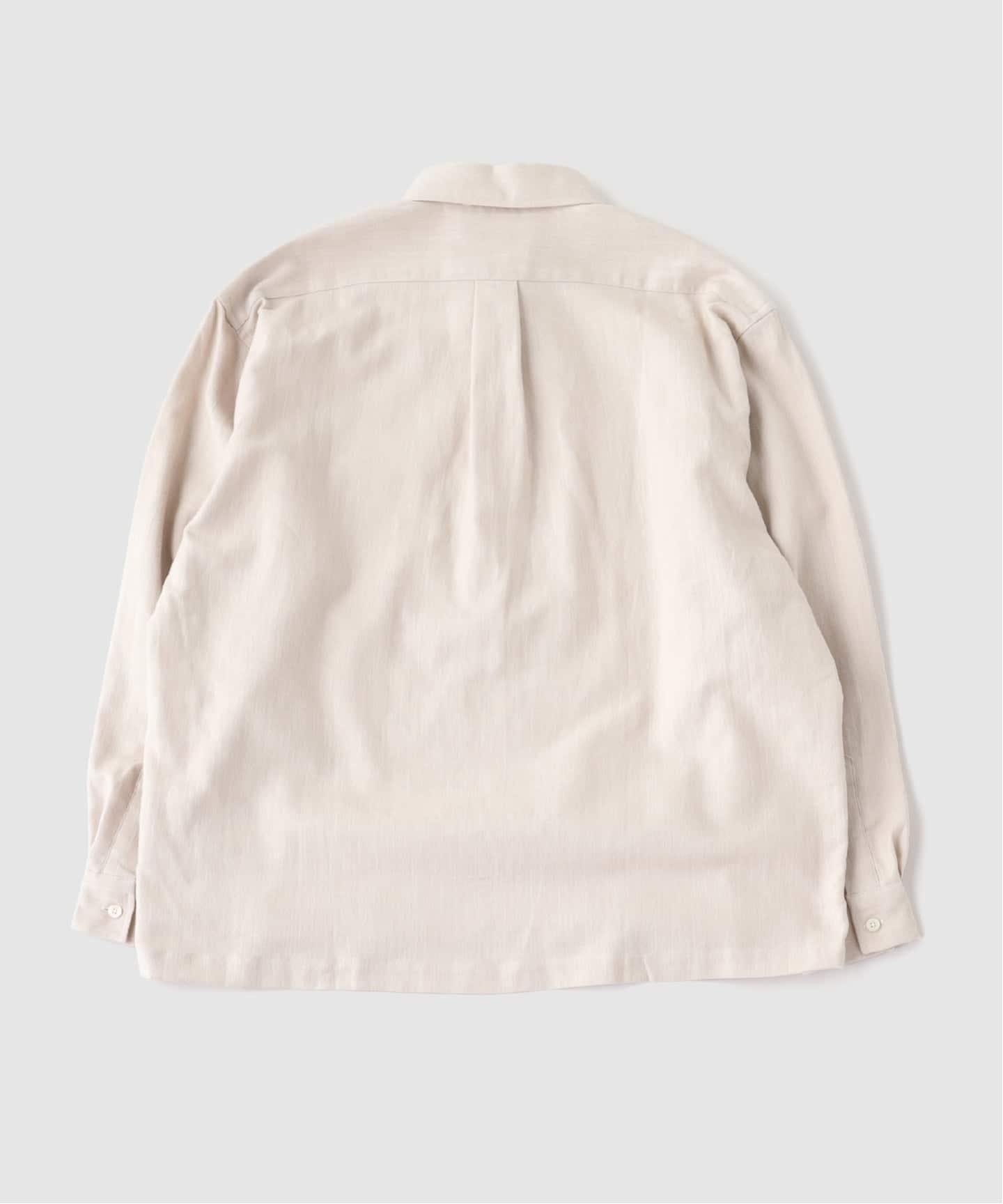cabaret poval / キャバレーポバール LINEN COTTON P/O SHIRT