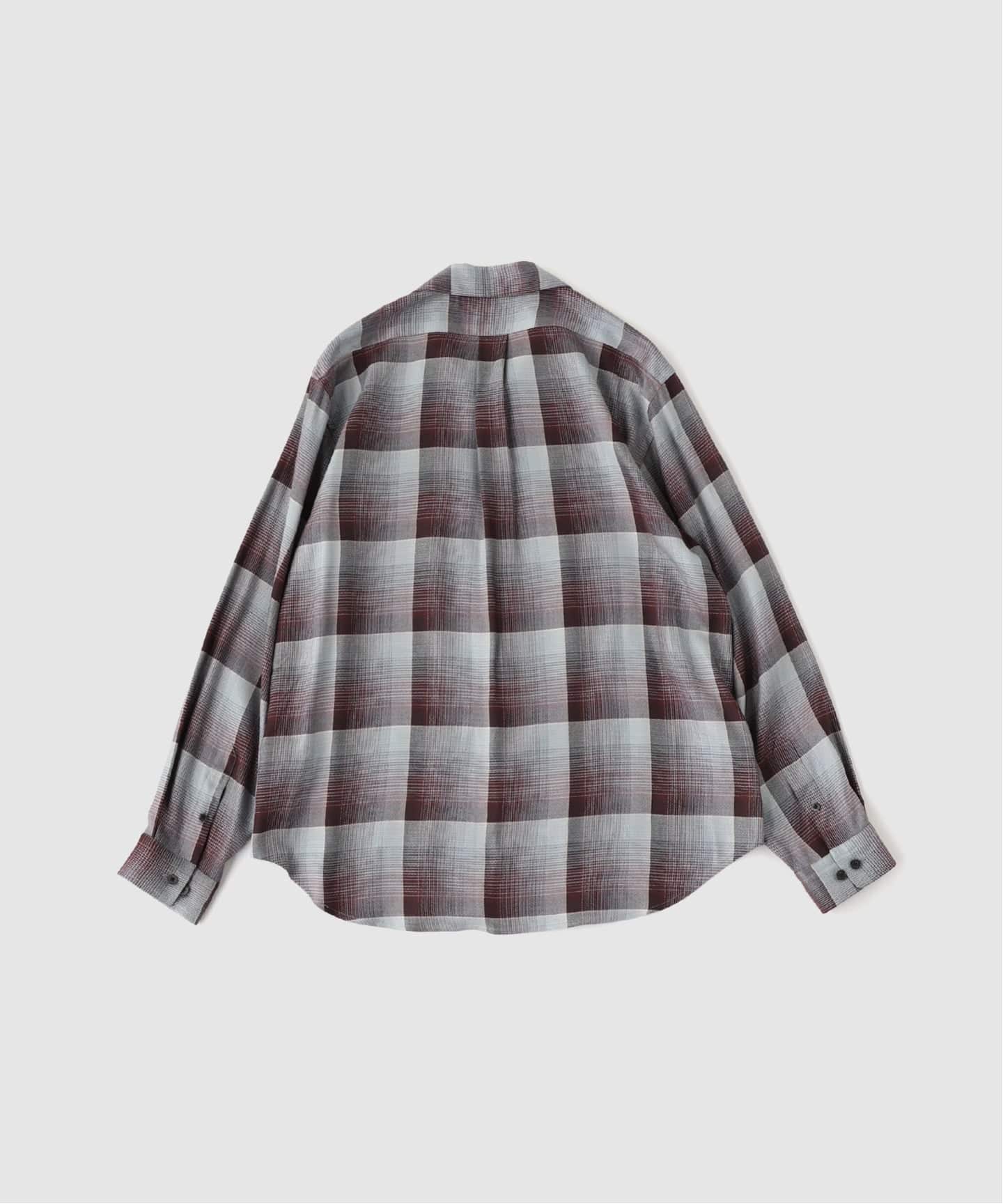 SUGARHILL / シュガーヒル OMBRE OPEN COLLAR SHIRT（シャツ／ブラウス