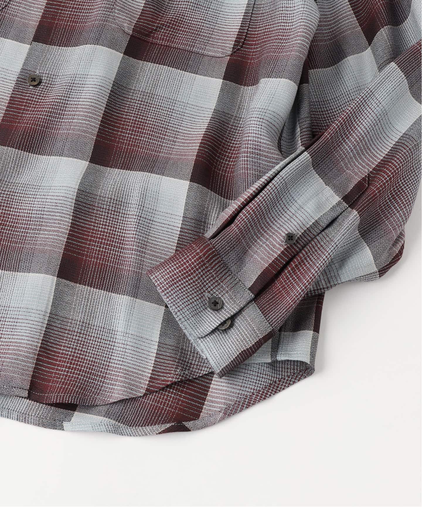 SUGARHILL / シュガーヒル OMBRE OPEN COLLAR SHIRT（シャツ／ブラウス