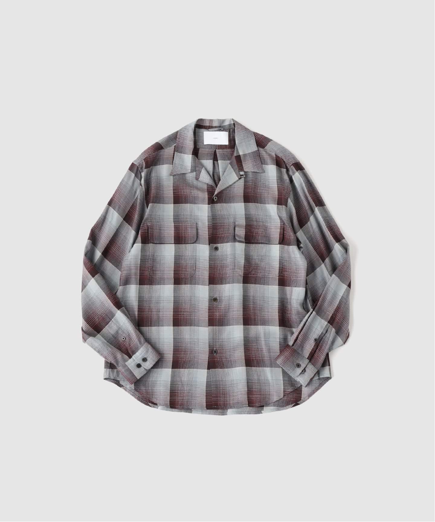 SUGARHILL / シュガーヒル OMBRE OPEN COLLAR SHIRT（シャツ／ブラウス