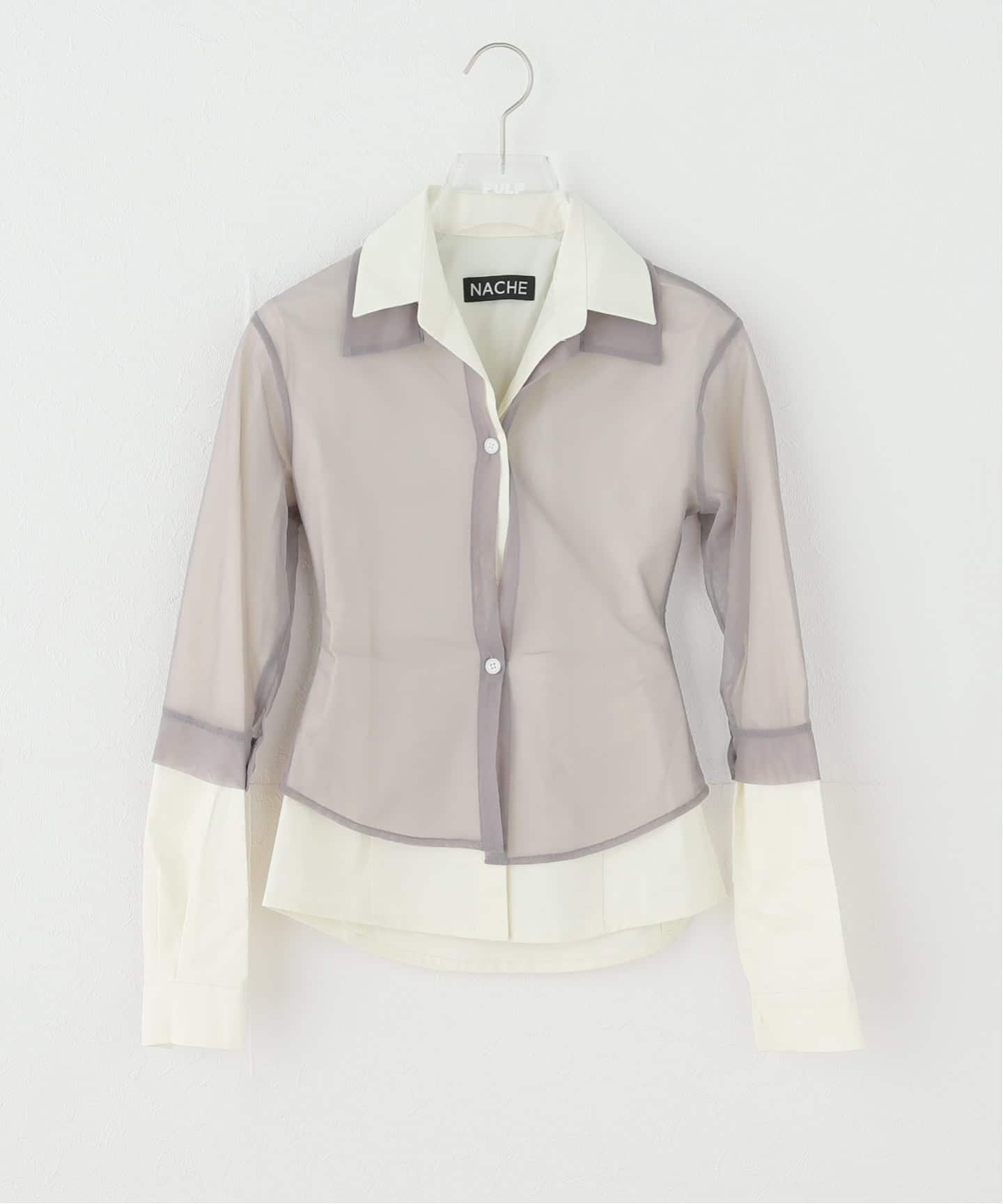 Geek Office / ギークオフィス】NACHE / ナチェ OUT IN LAYERED SHIRT