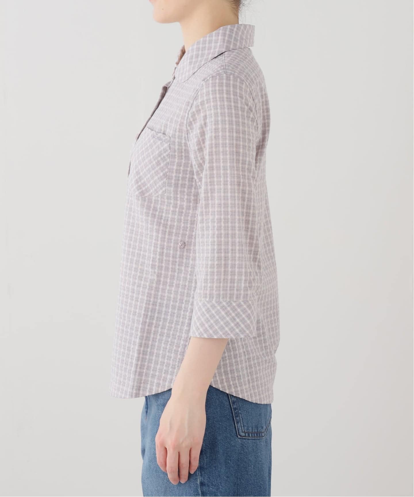 トップス coyseio ROUND COLLAR CAPRI SHIRT Geek Office / ギークオフィス】COYSEIO / ROUND COLLAR CAPRI SHIRT