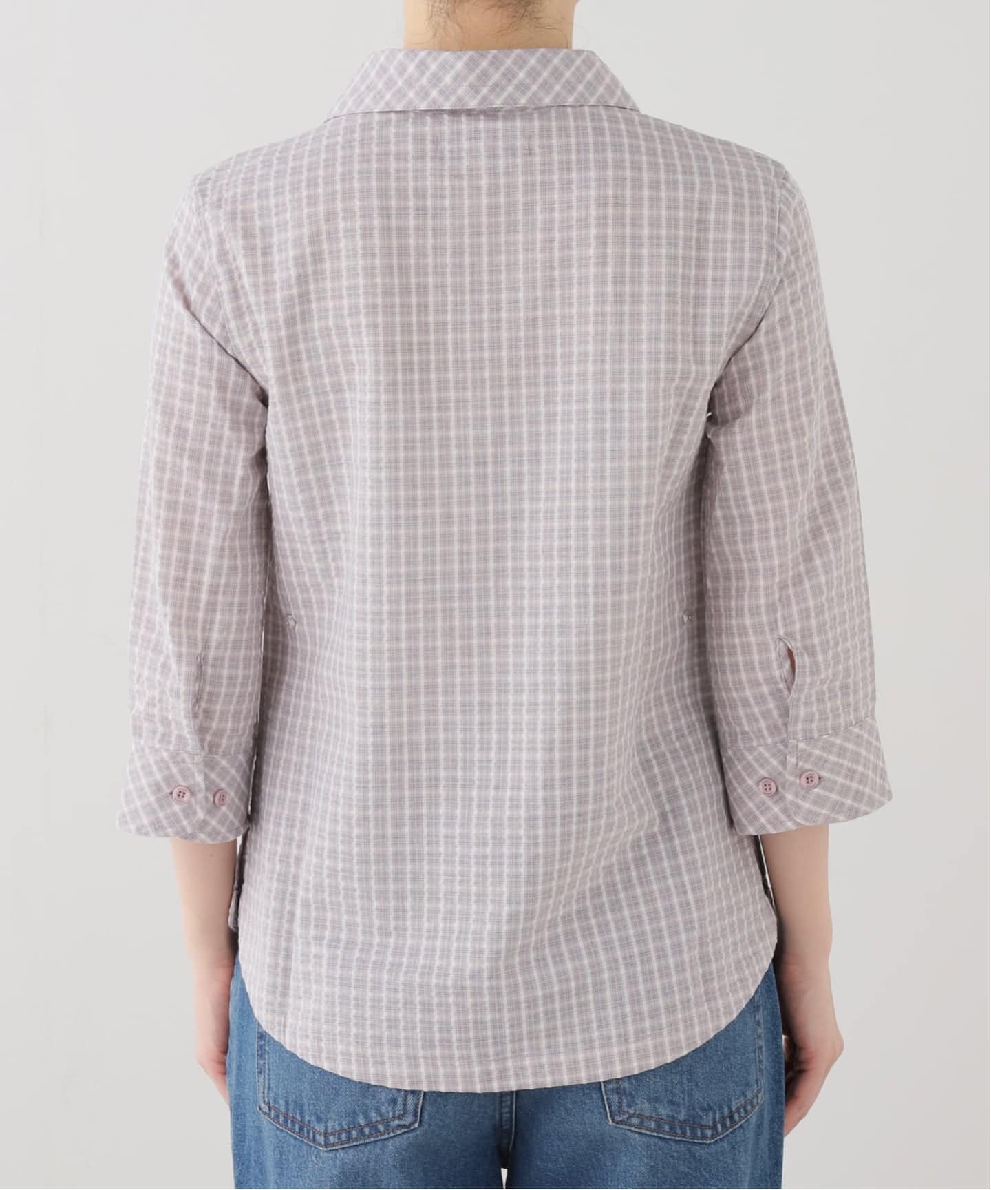 トップス coyseio ROUND COLLAR CAPRI SHIRT Geek Office / ギークオフィス】COYSEIO / ROUND COLLAR CAPRI SHIRT