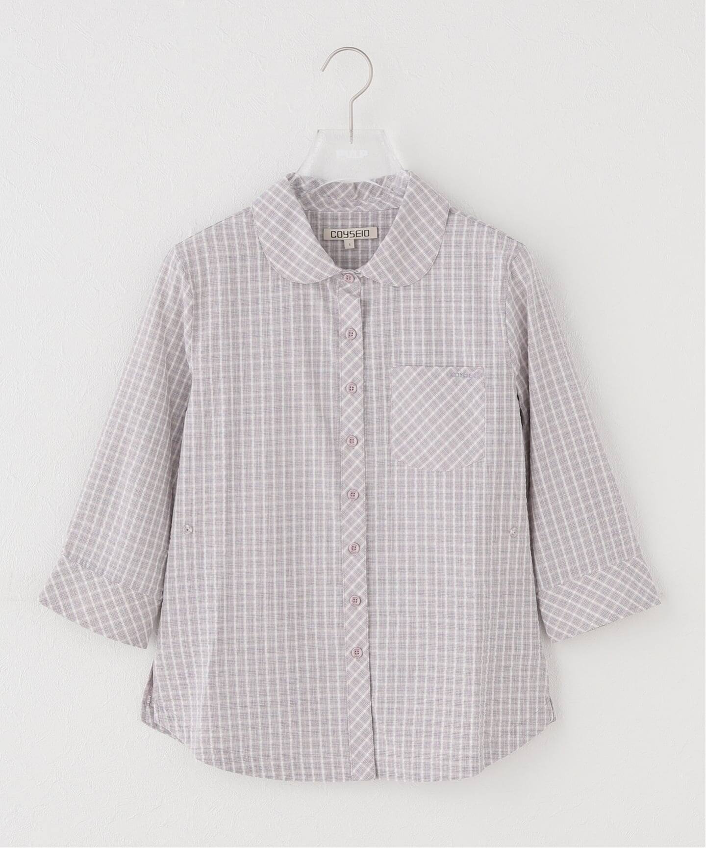 トップス coyseio ROUND COLLAR CAPRI SHIRT Geek Office / ギークオフィス】COYSEIO / ROUND COLLAR CAPRI SHIRT