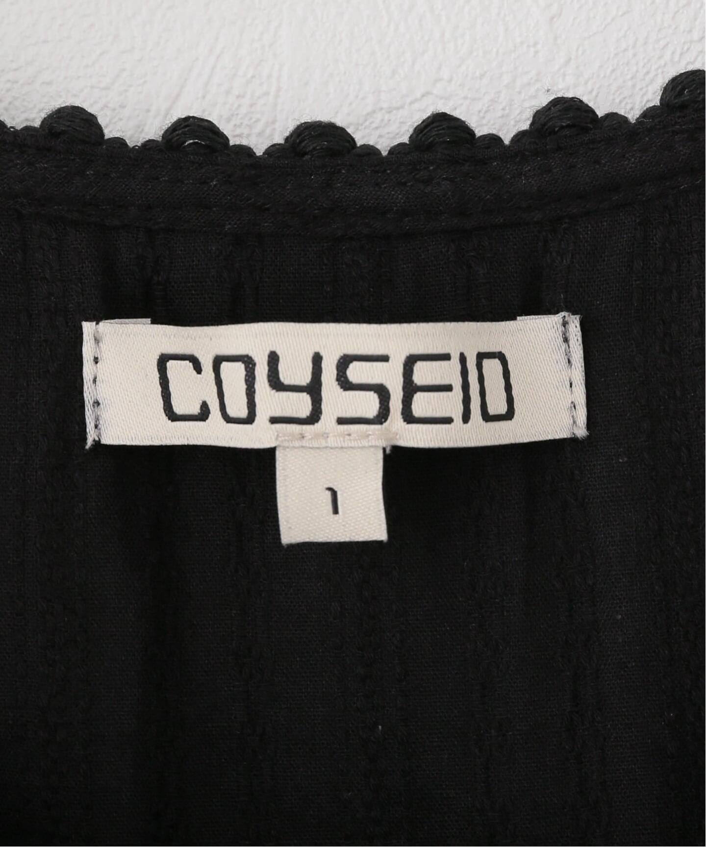 Geek Office / ギークオフィス】COYSEIO / FRINGE SHIRRING BLOUSE