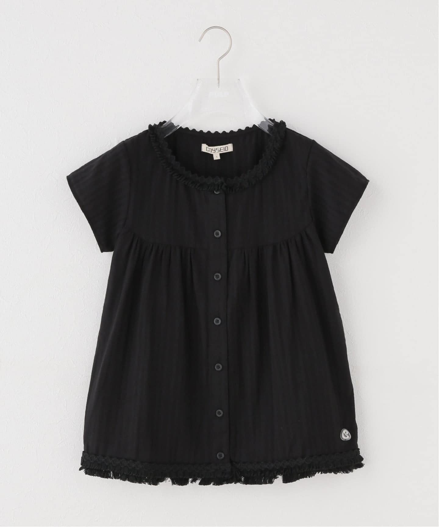 Geek Office / ギークオフィス】COYSEIO / FRINGE SHIRRING BLOUSE