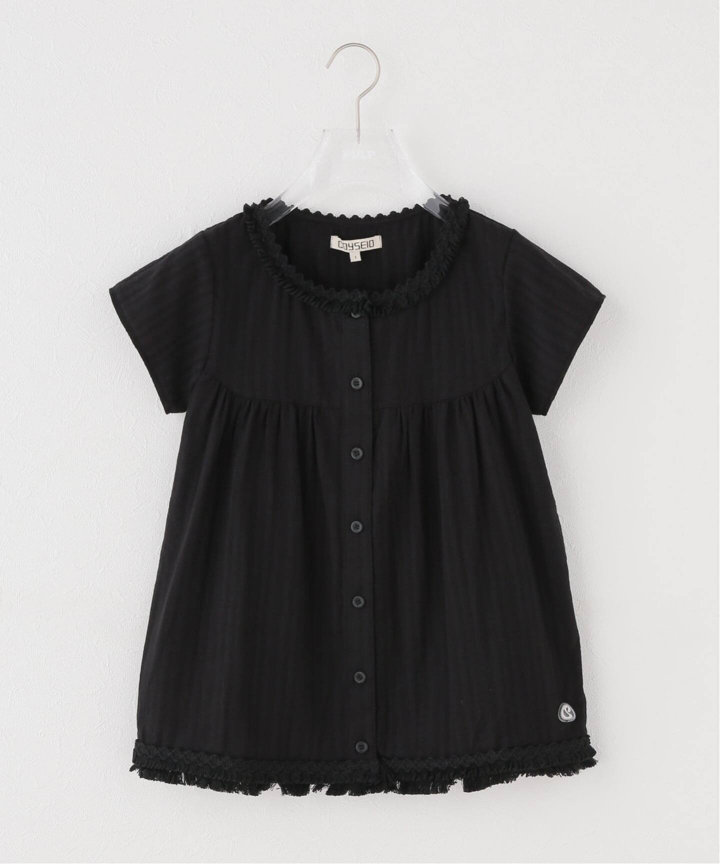 Geek Office / ギークオフィス】COYSEIO / FRINGE SHIRRING BLOUSE 