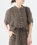 DEVEAUX GOLDラメモノトーンシャツ