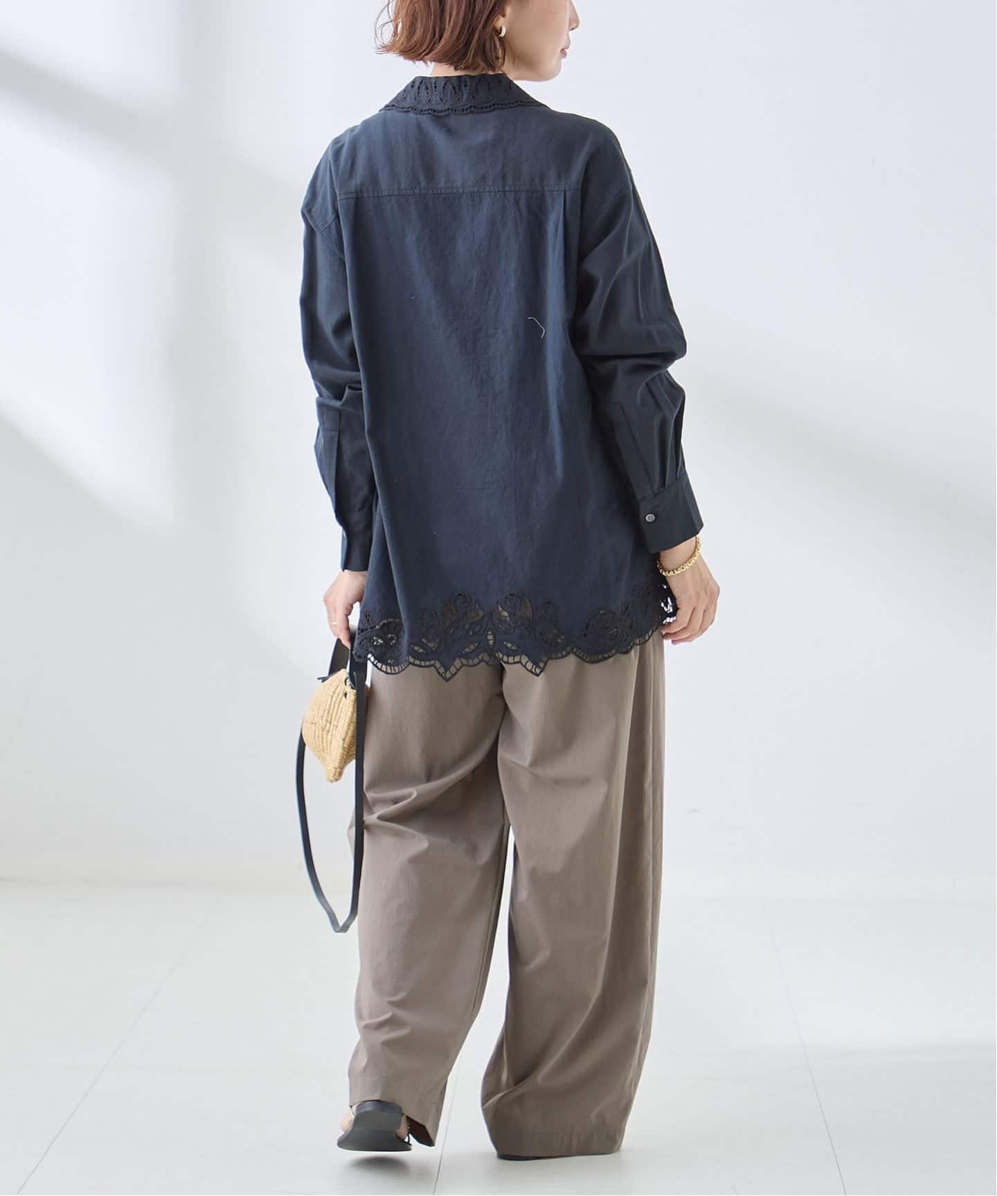 追加予約》刺繍レースシャツ（シャツ／ブラウス）｜JOURNAL STANDARD L