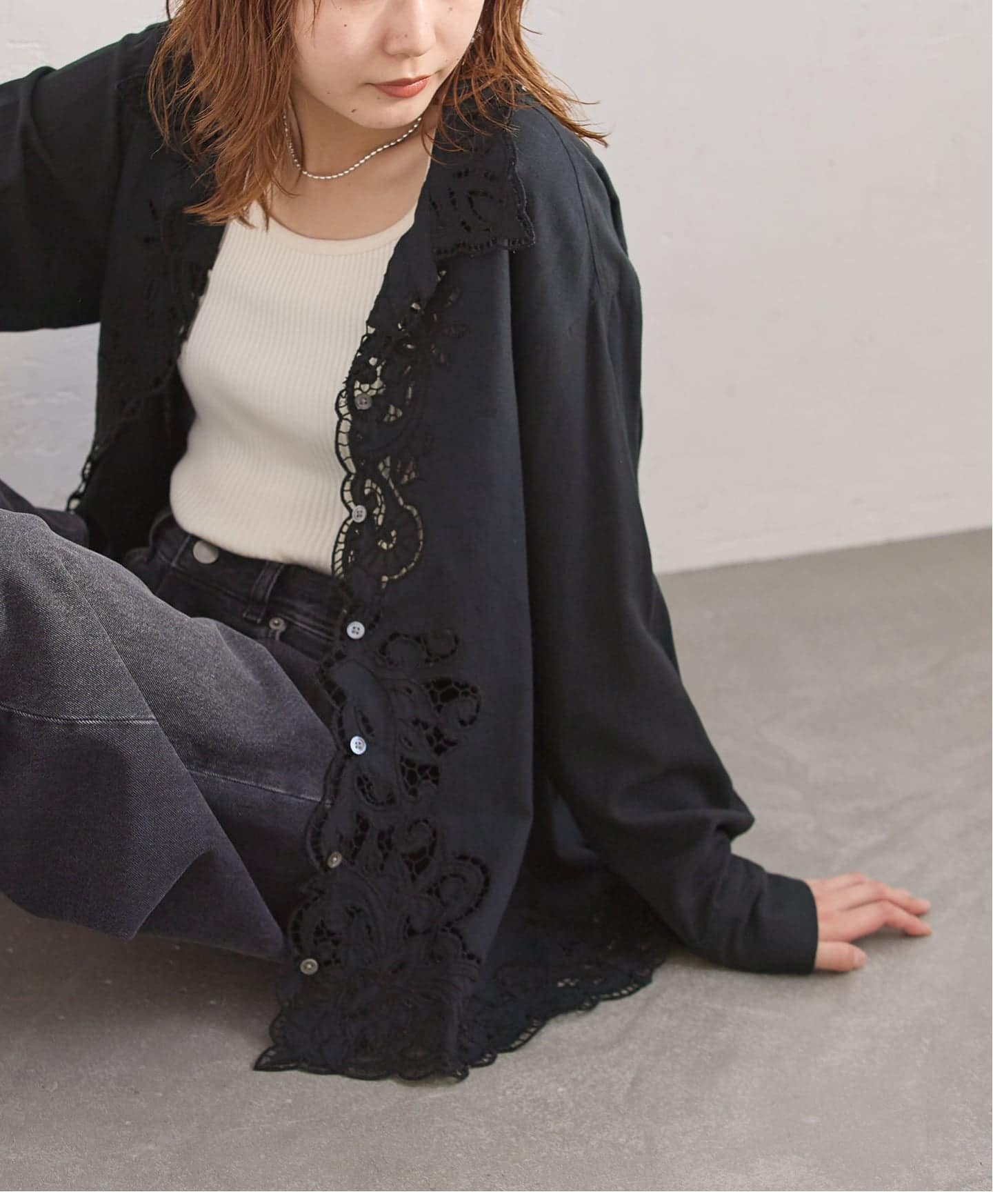 追加予約》刺繍レースシャツ（シャツ／ブラウス）｜JOURNAL STANDARD L