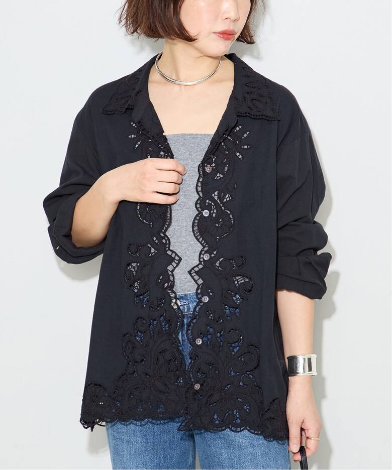 追加予約》刺繍レースシャツ（シャツ／ブラウス）｜JOURNAL STANDARD L 