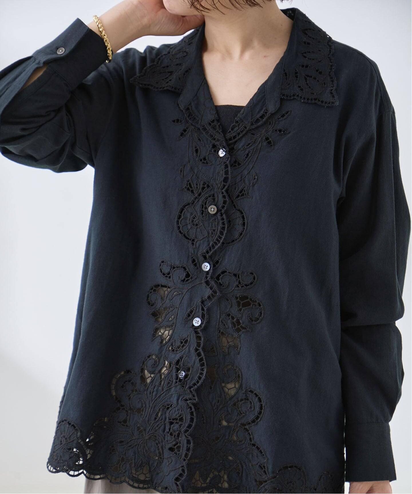 追加予約》刺繍レースシャツ（シャツ／ブラウス）｜JOURNAL STANDARD L