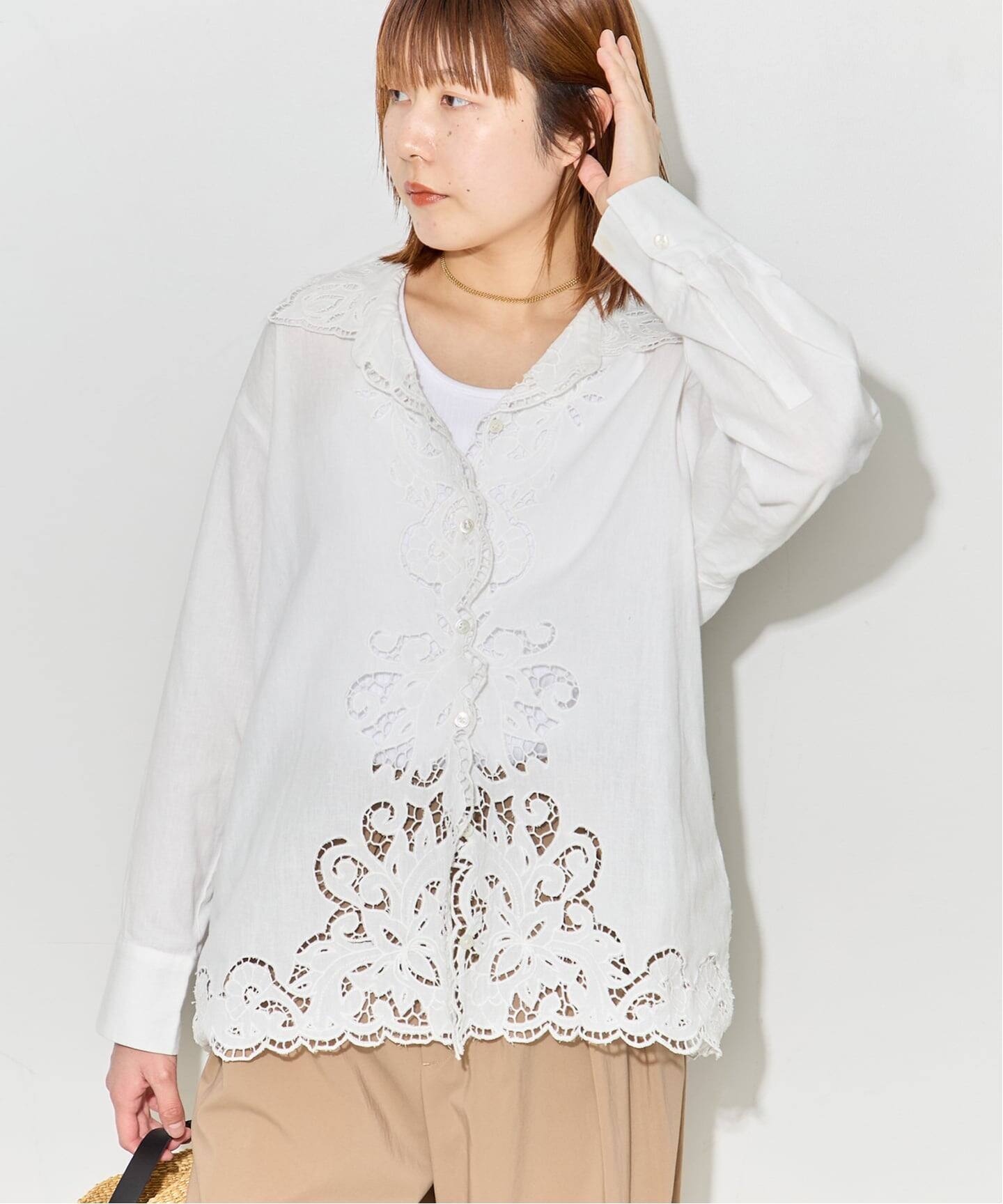 追加予約》刺繍レースシャツ（シャツ／ブラウス）｜JOURNAL STANDARD L