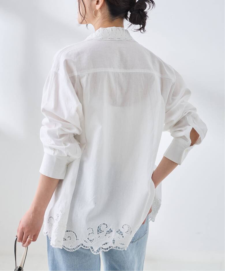 追加予約》刺繍レースシャツ（シャツ／ブラウス）｜JOURNAL STANDARD L 